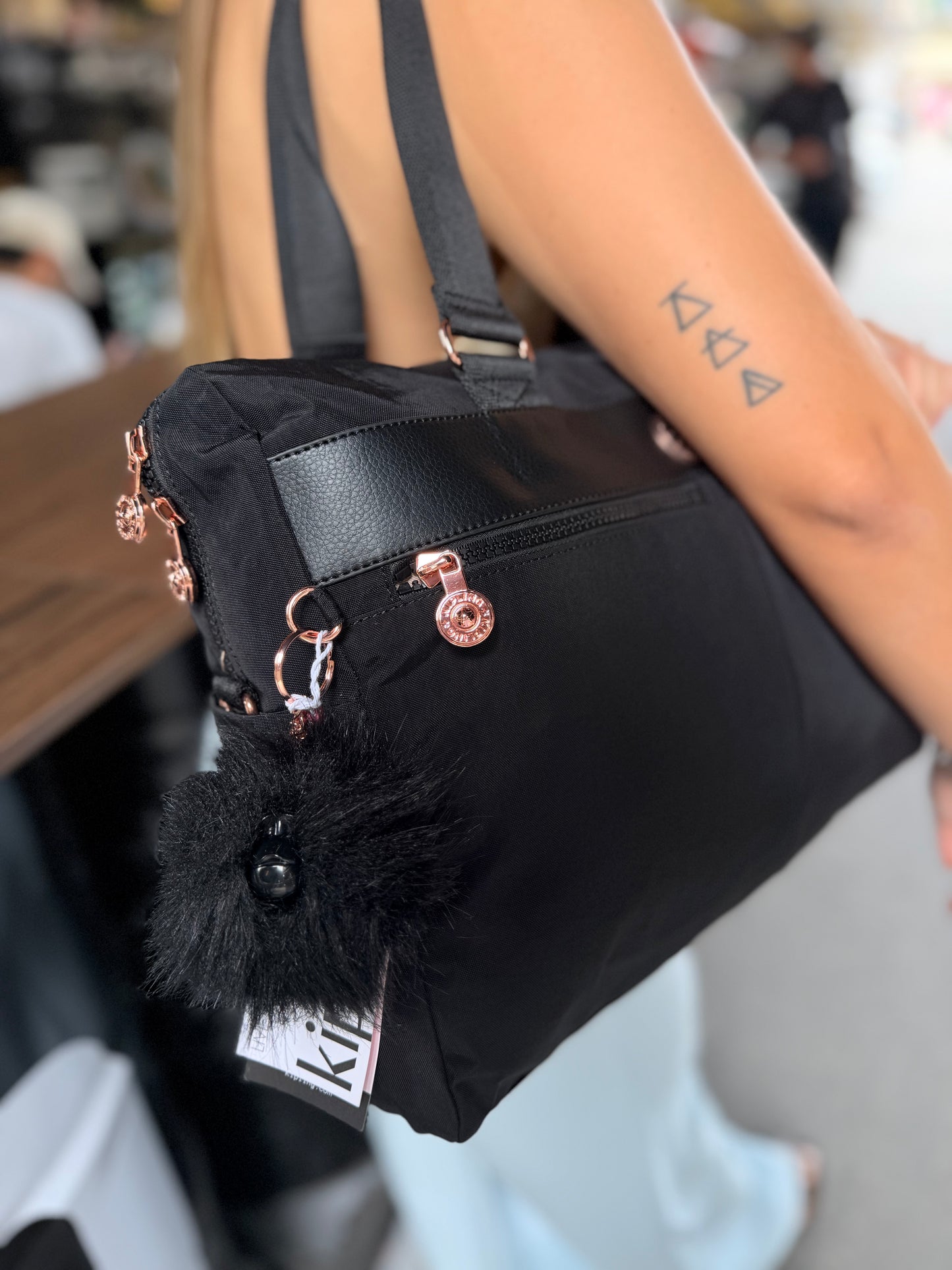 Bolso De Mano Negro