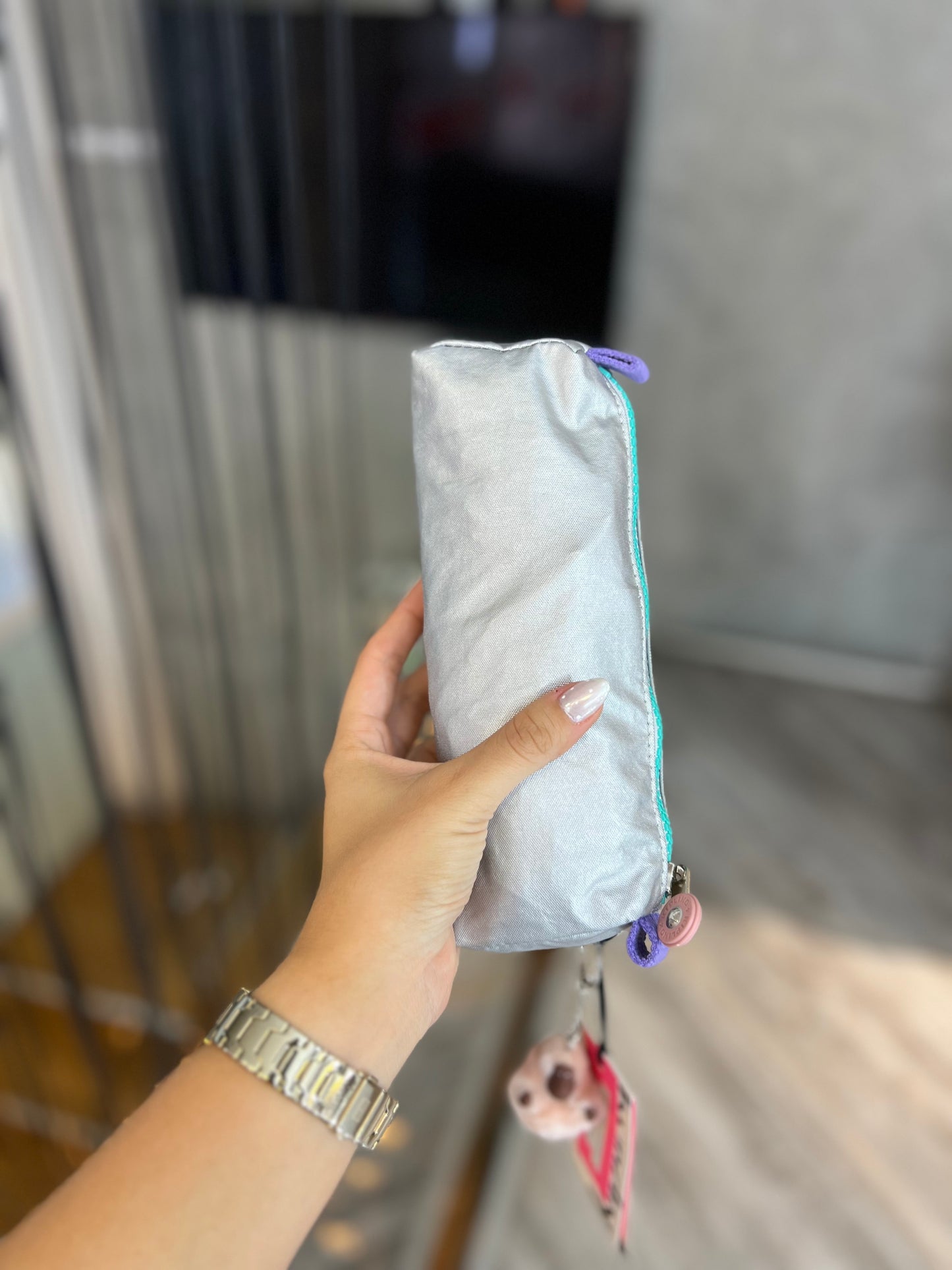 Cartuchera Clásica Plateada