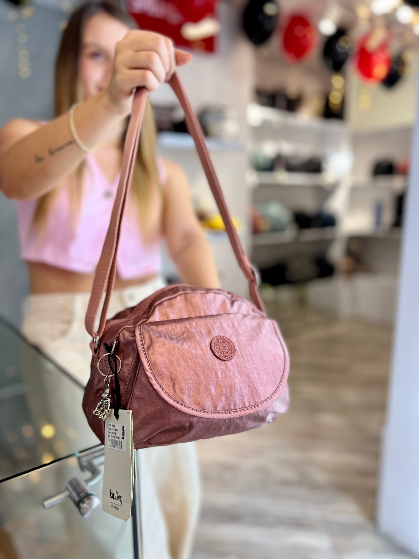 Bolso Manos Libres Cereza