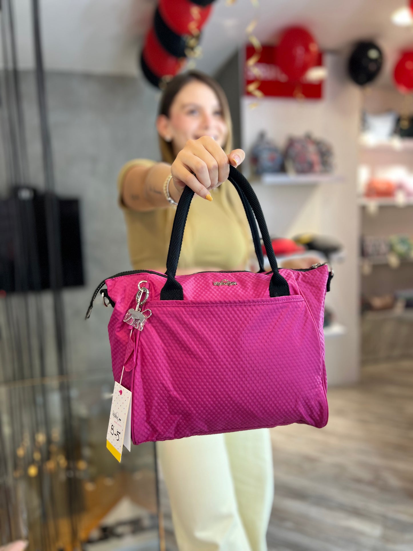 Bolso De Mano Fucsia