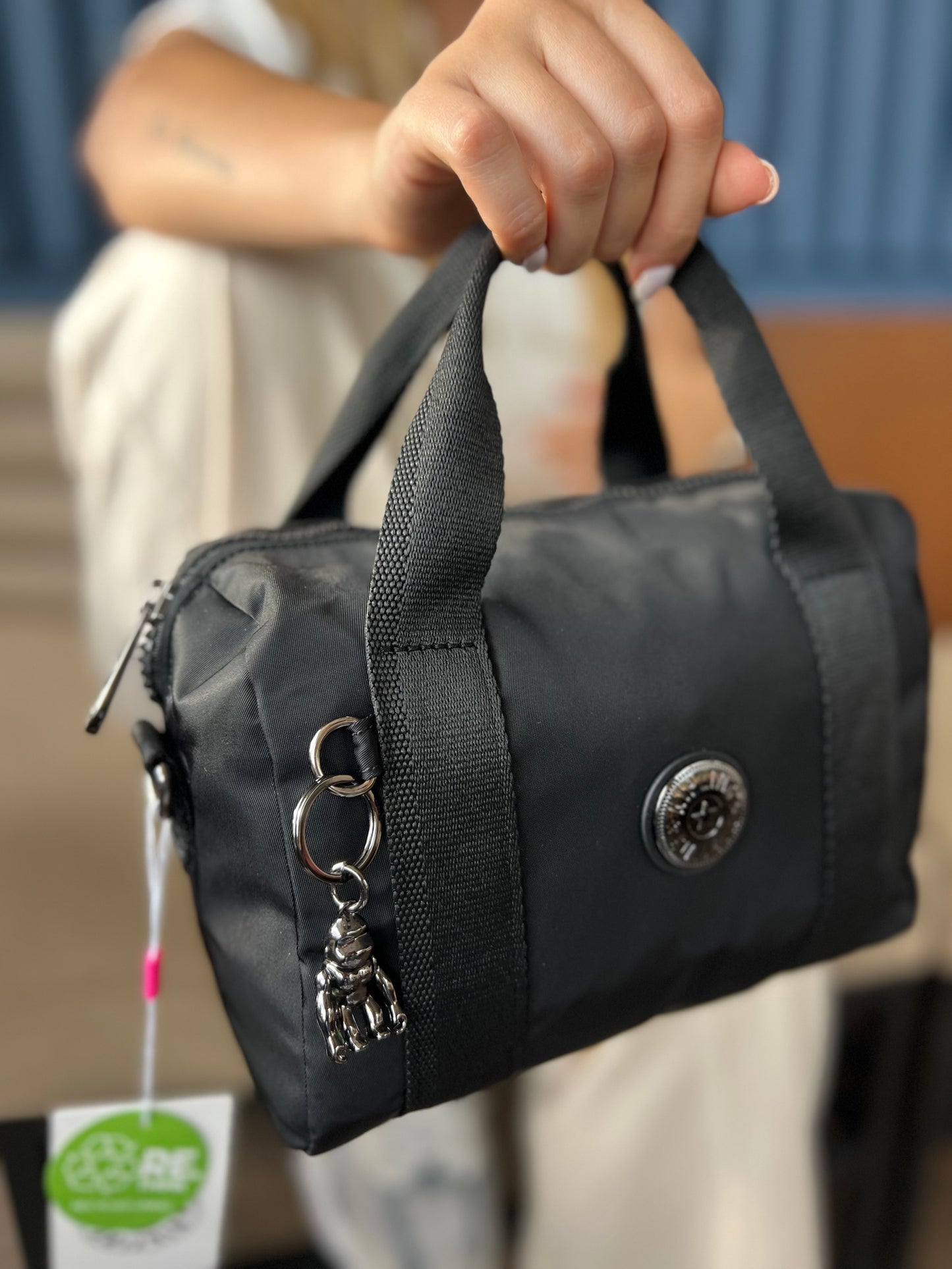 Bolso De Mano Negro Lujo