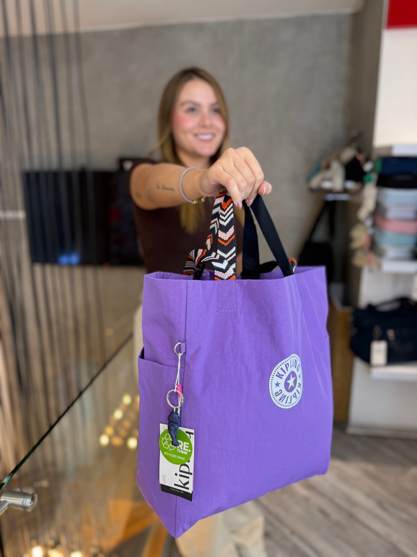 Bolso De Mano Morado