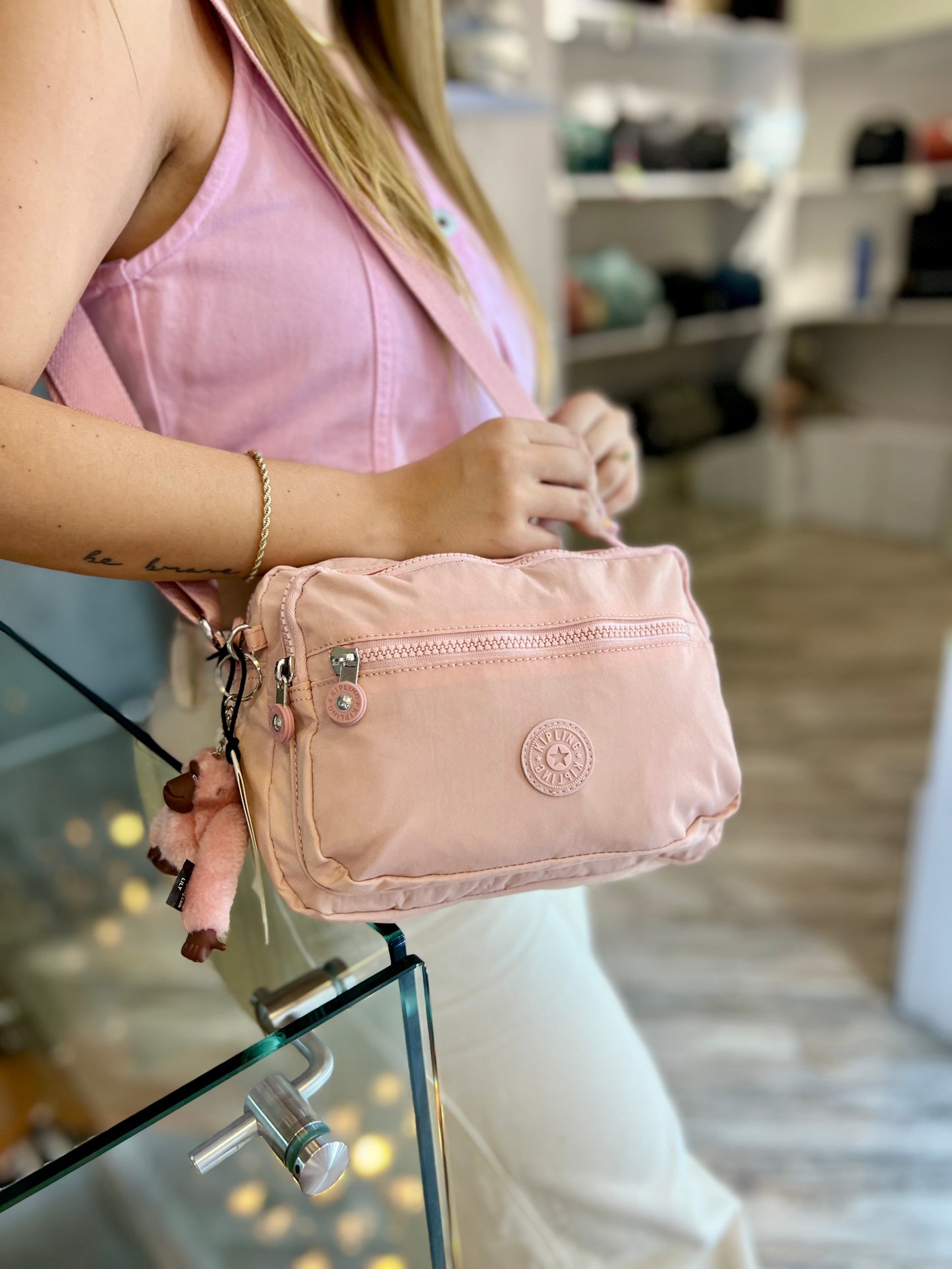 Bolso Manos Libres Rosa