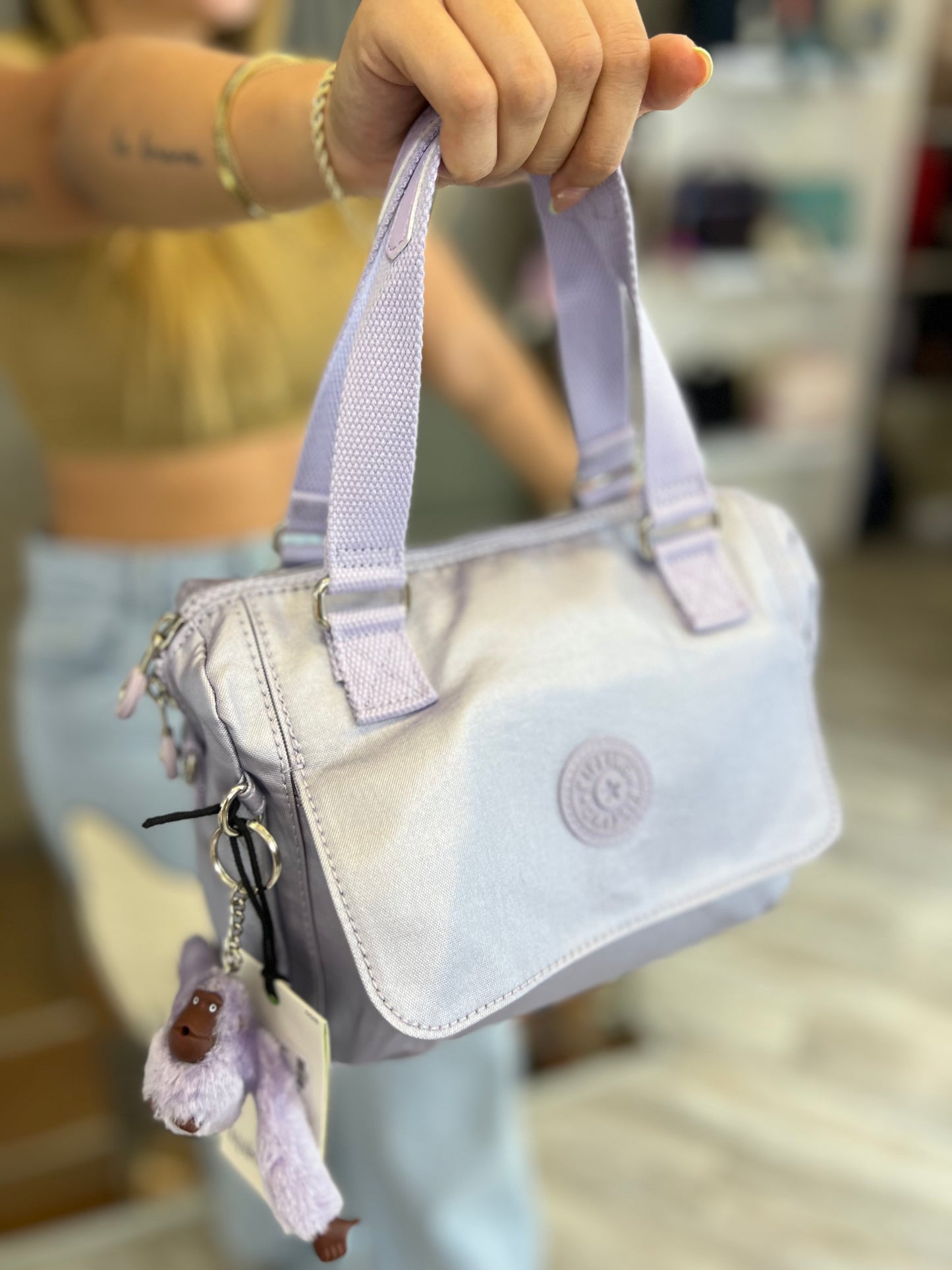 Bolso De Mano Lila