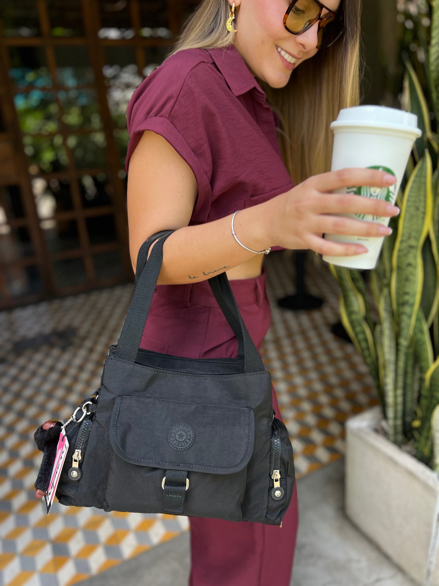 Bolso De Mano Negro