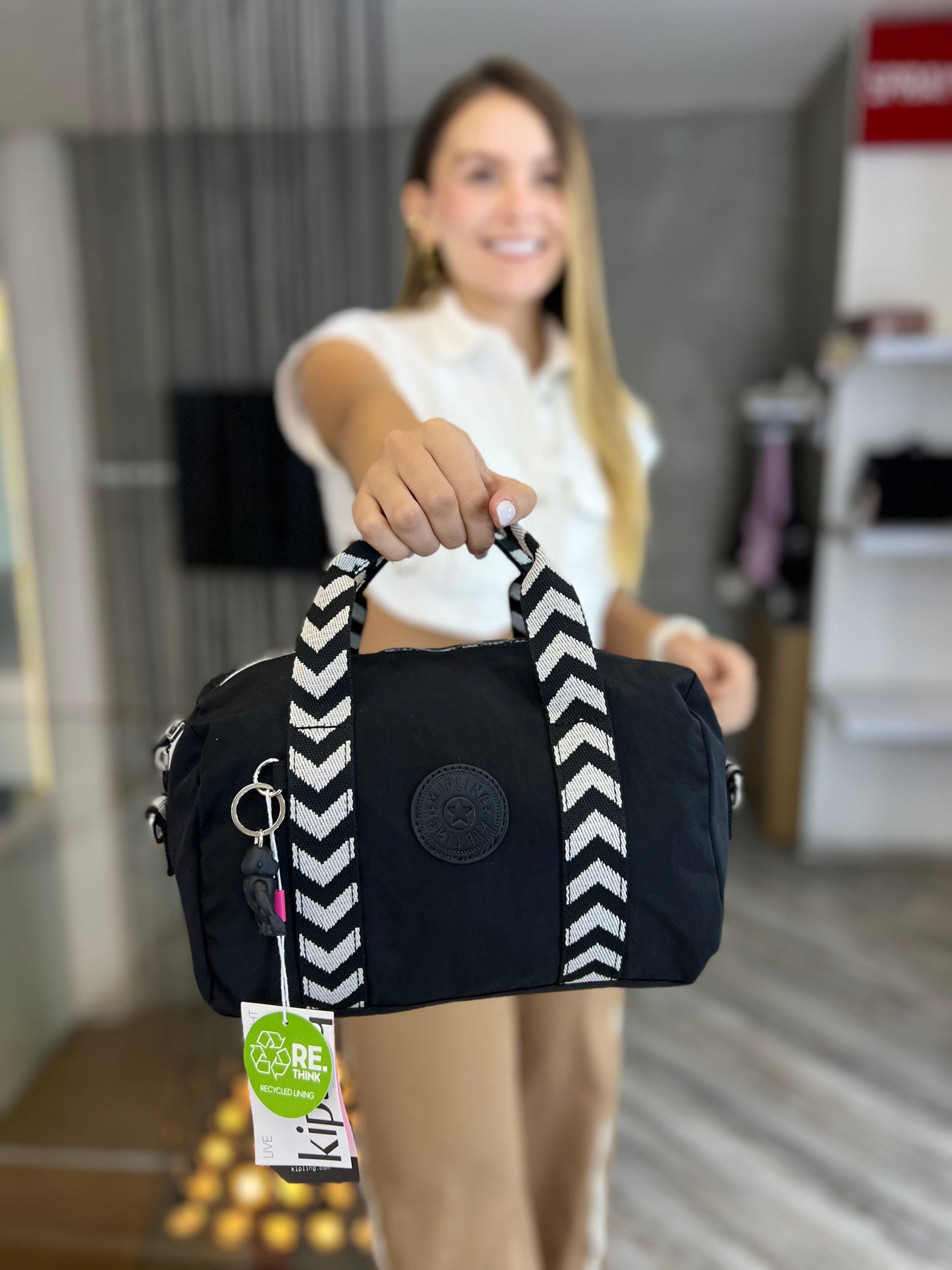 Bolso De Mano Negro Lujo