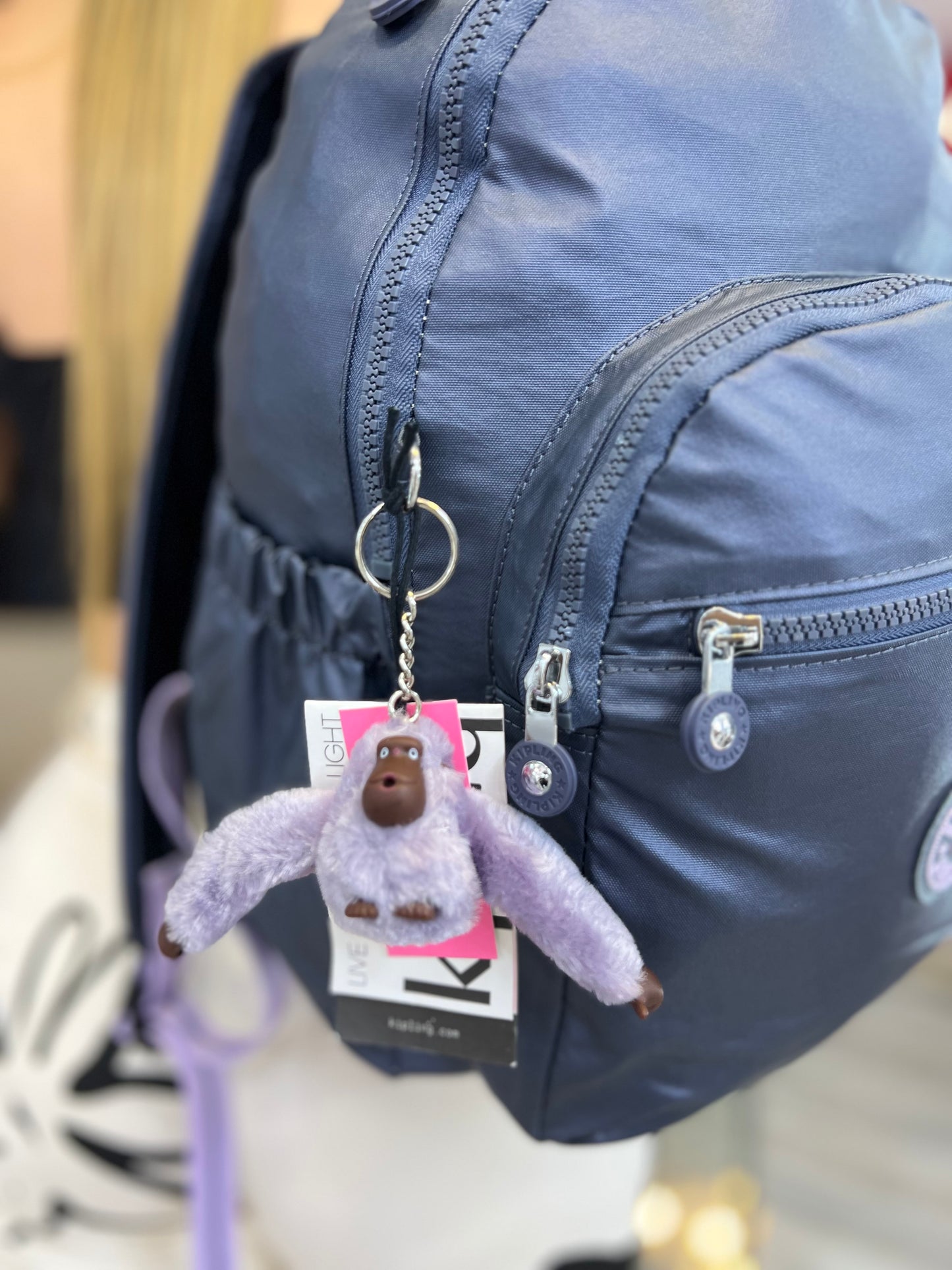 Morral Talla M Morado Metalizado