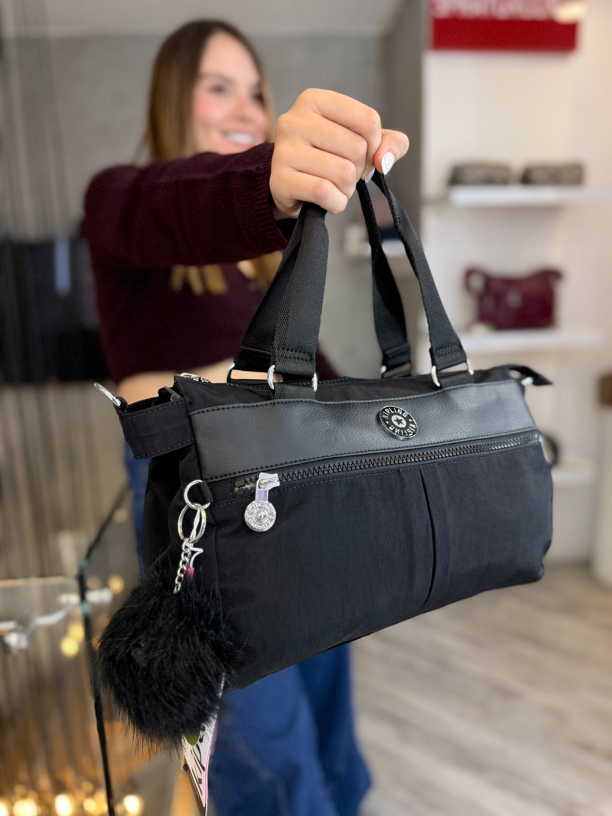 Bolso De Mano Negro