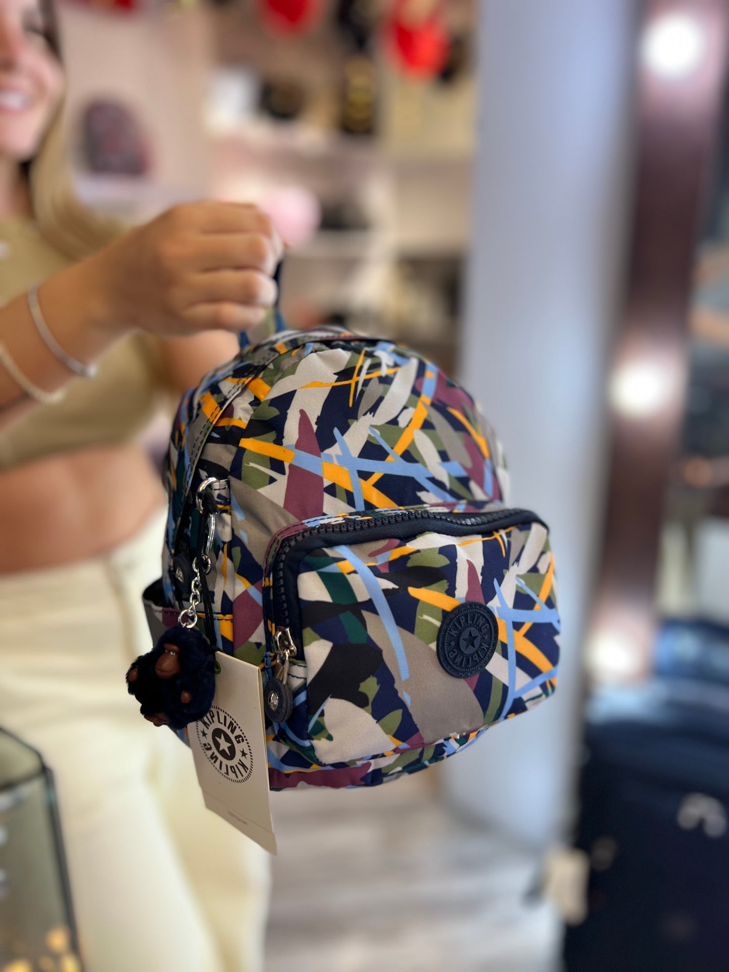 Morral-Manos Libres Mini Estampado