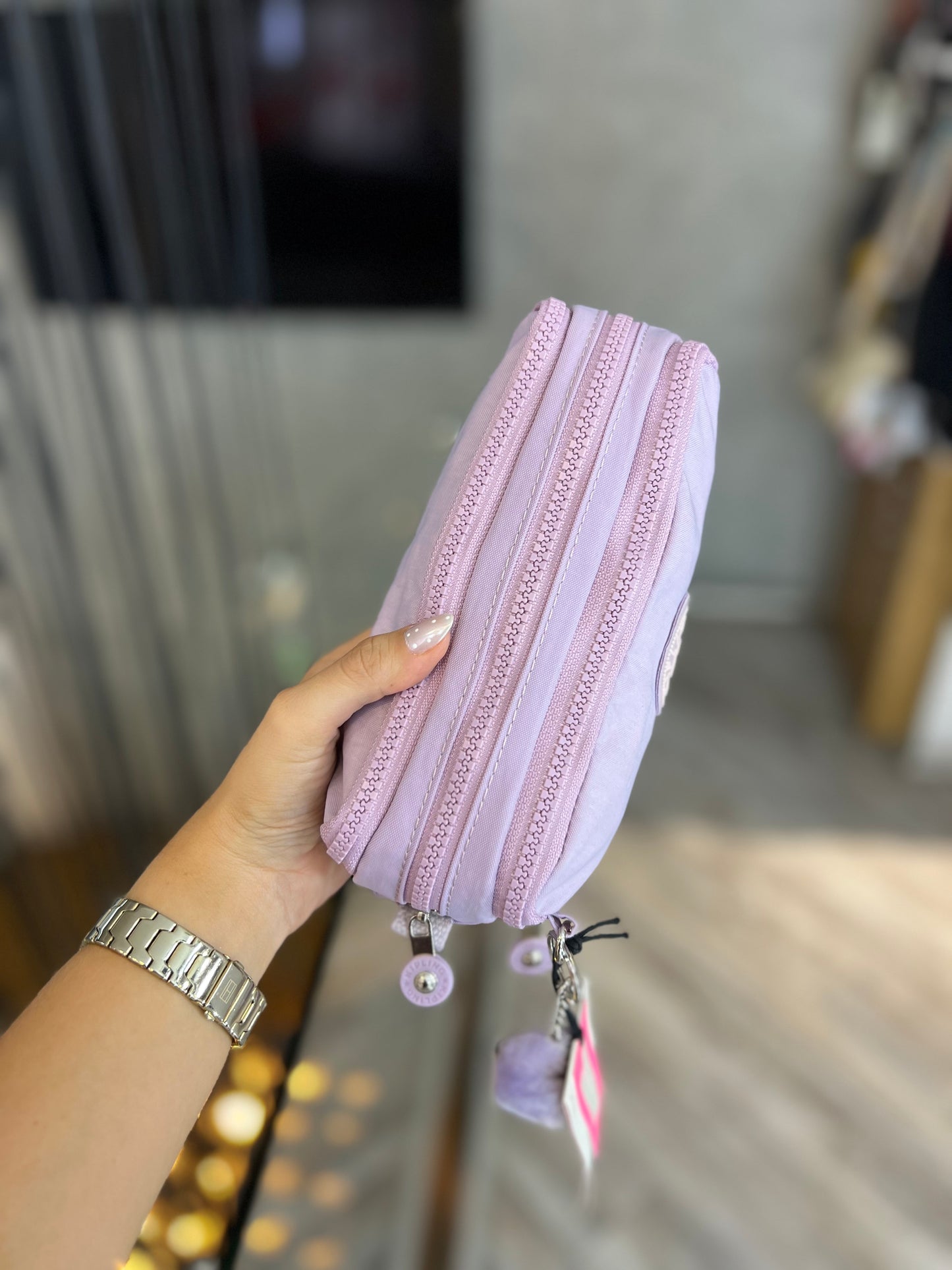 Cartuchera Triple Lila