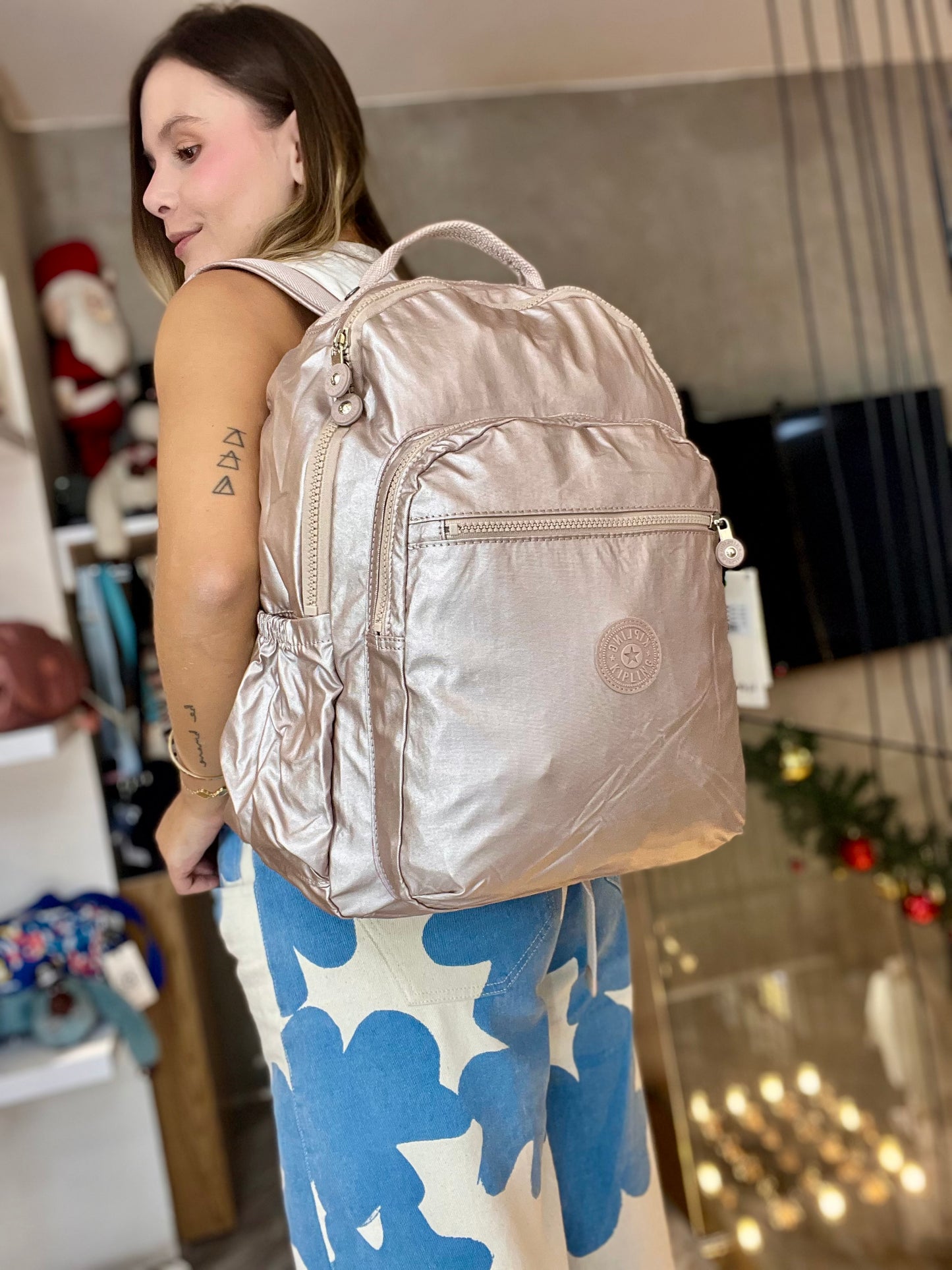 Morral Talla L Oro Rosa