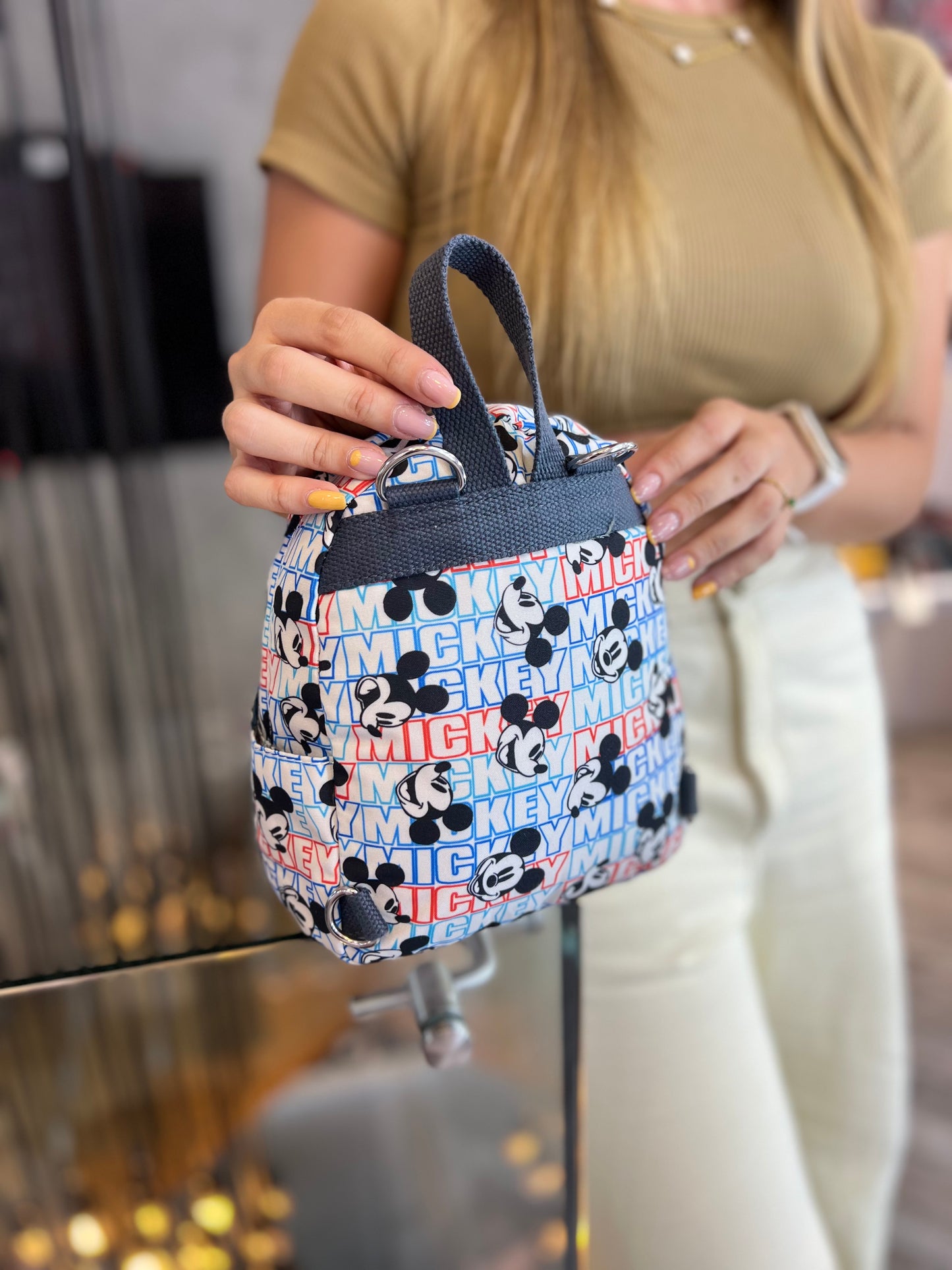 Morral-Manos Libres Mini Estampado