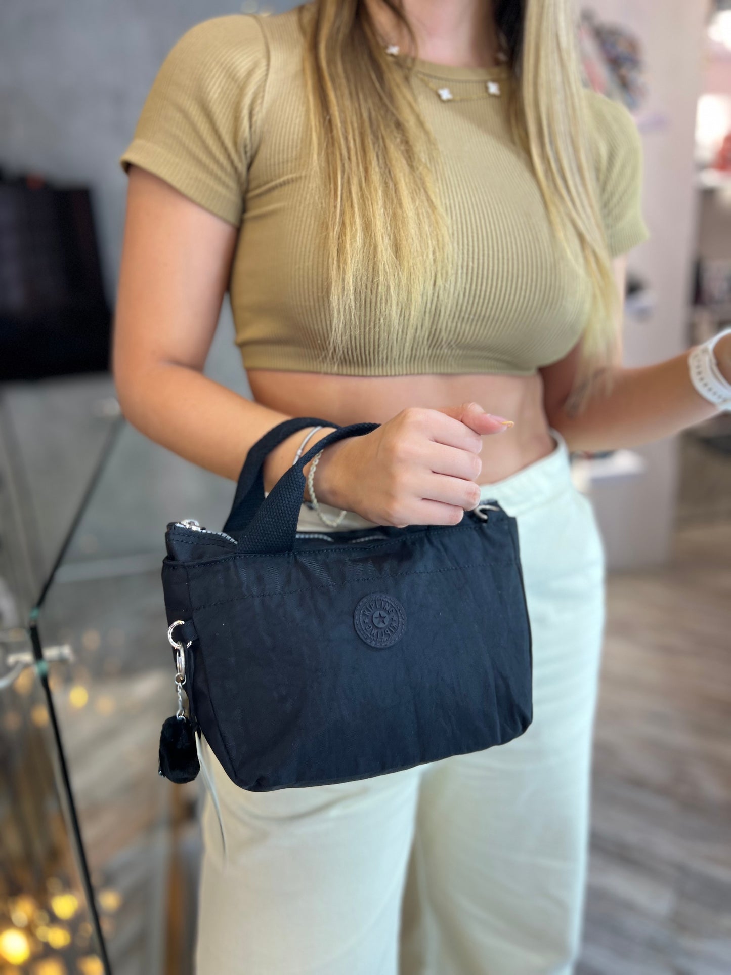 Bolso De Mano Negro