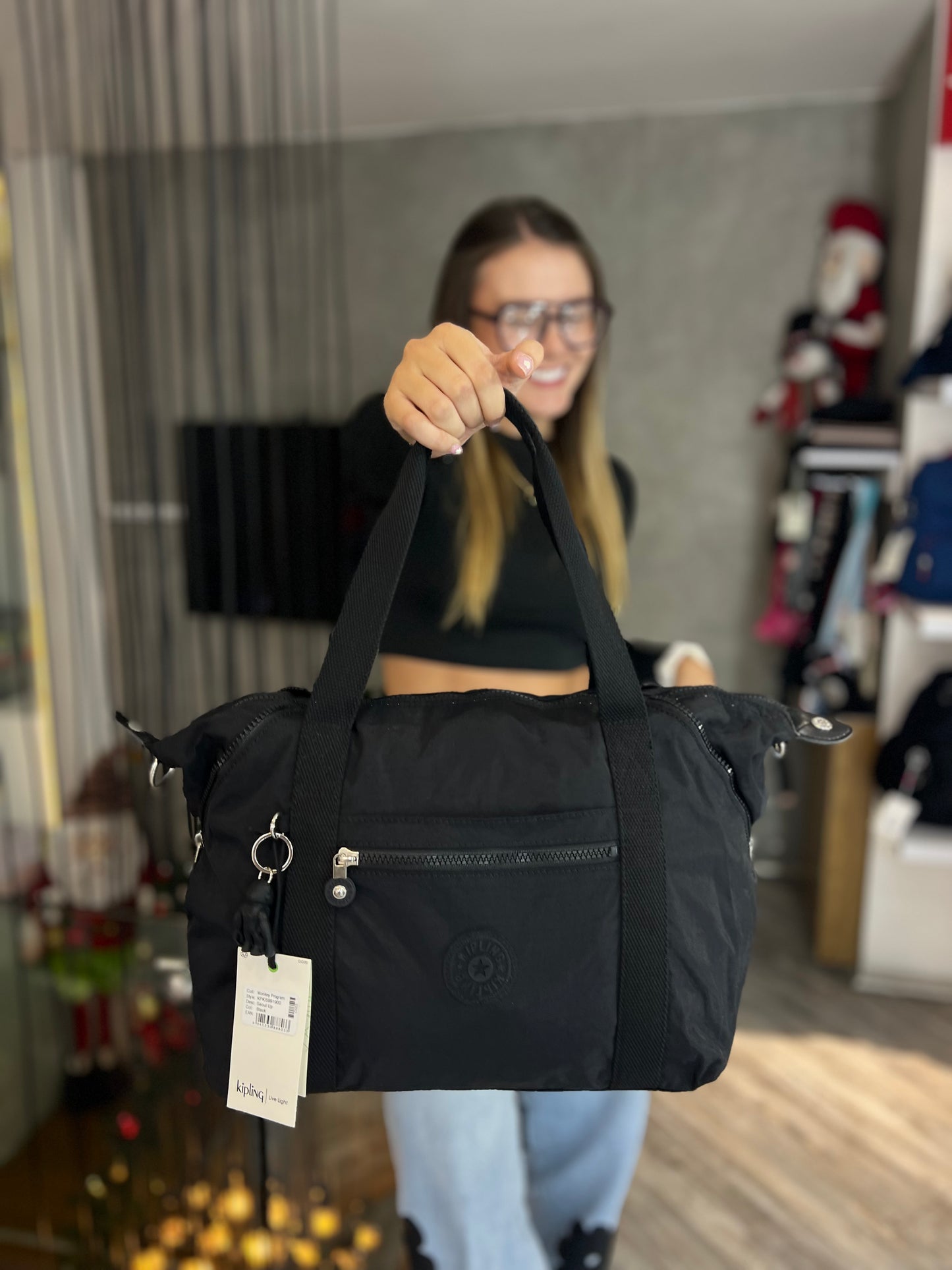 Bolso De Mano Negro