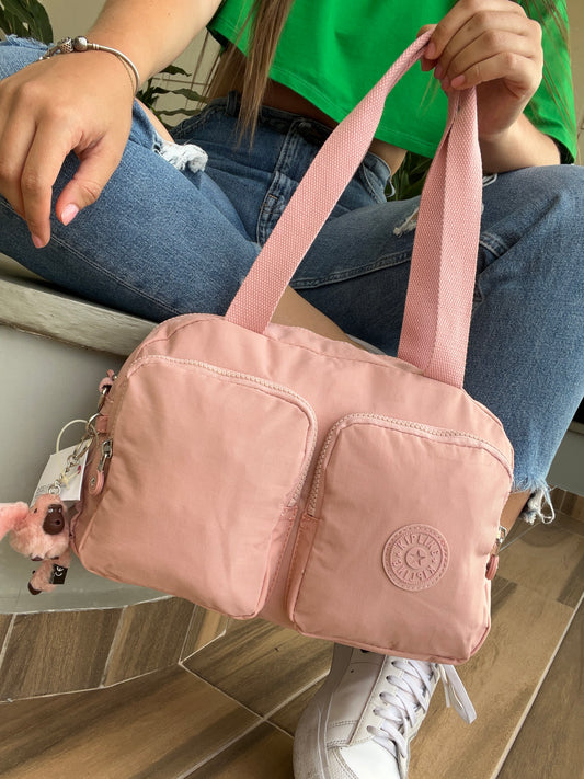 Bolso De Mano New Defea Rosado