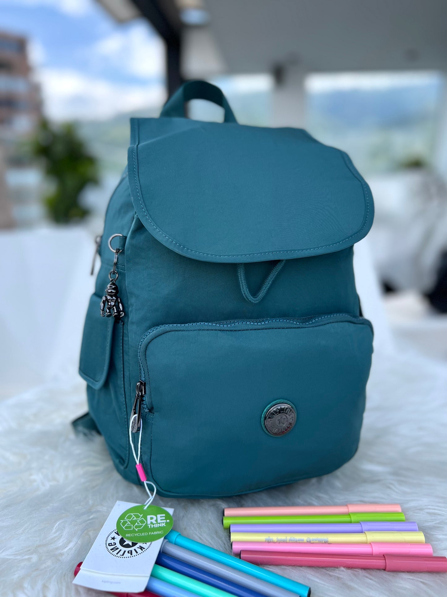 Morral City Pack Talla M Verde Lujo