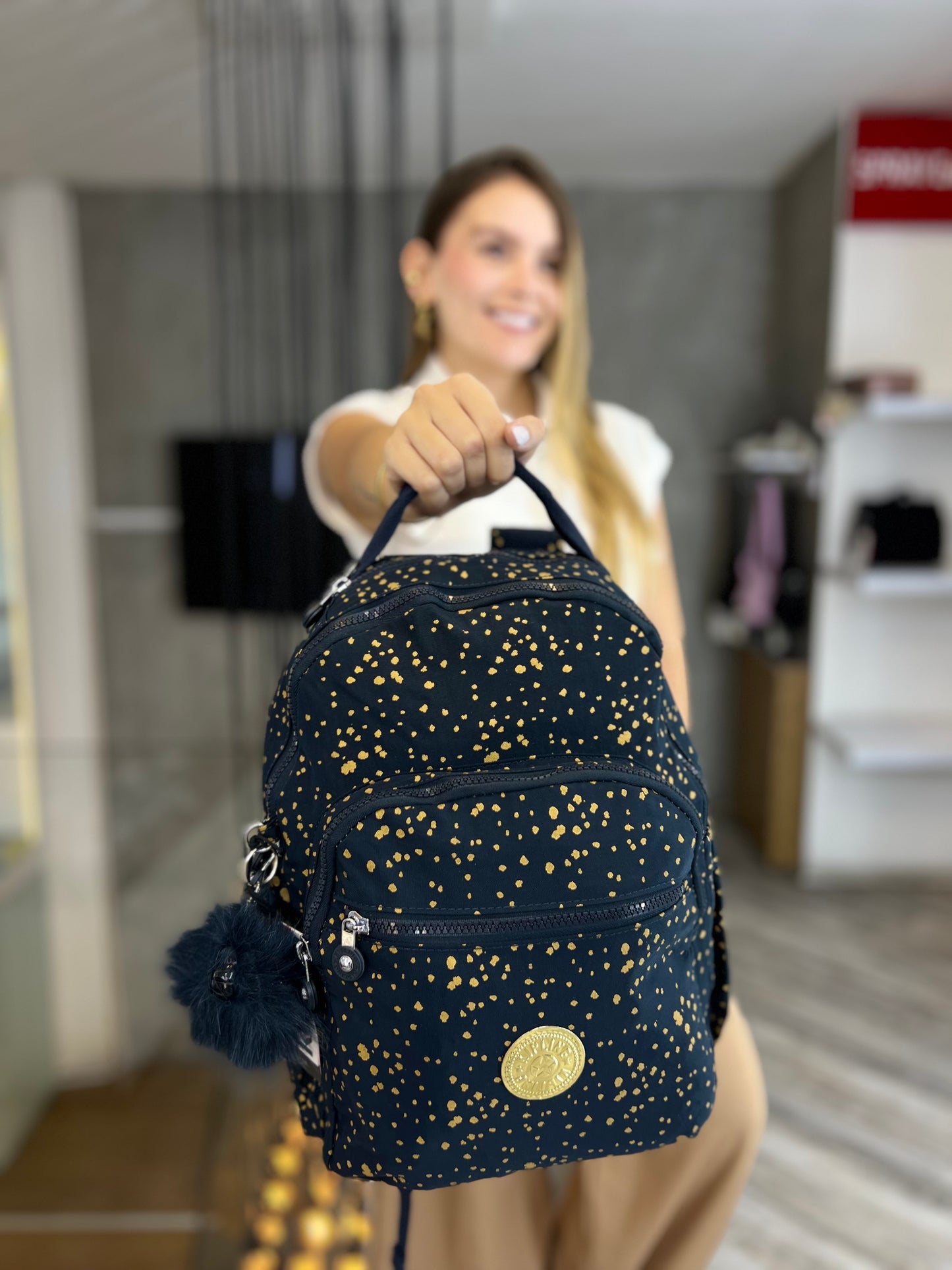 Morral Talla M Azul Lujo