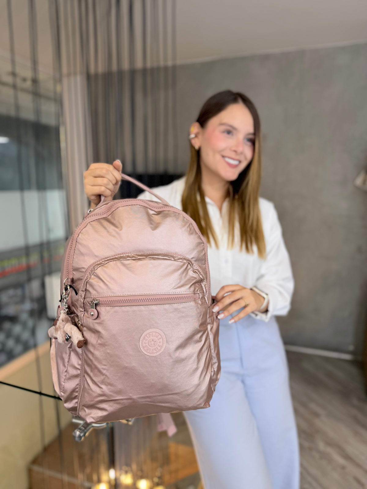 Morral Talla L Oro Rosa