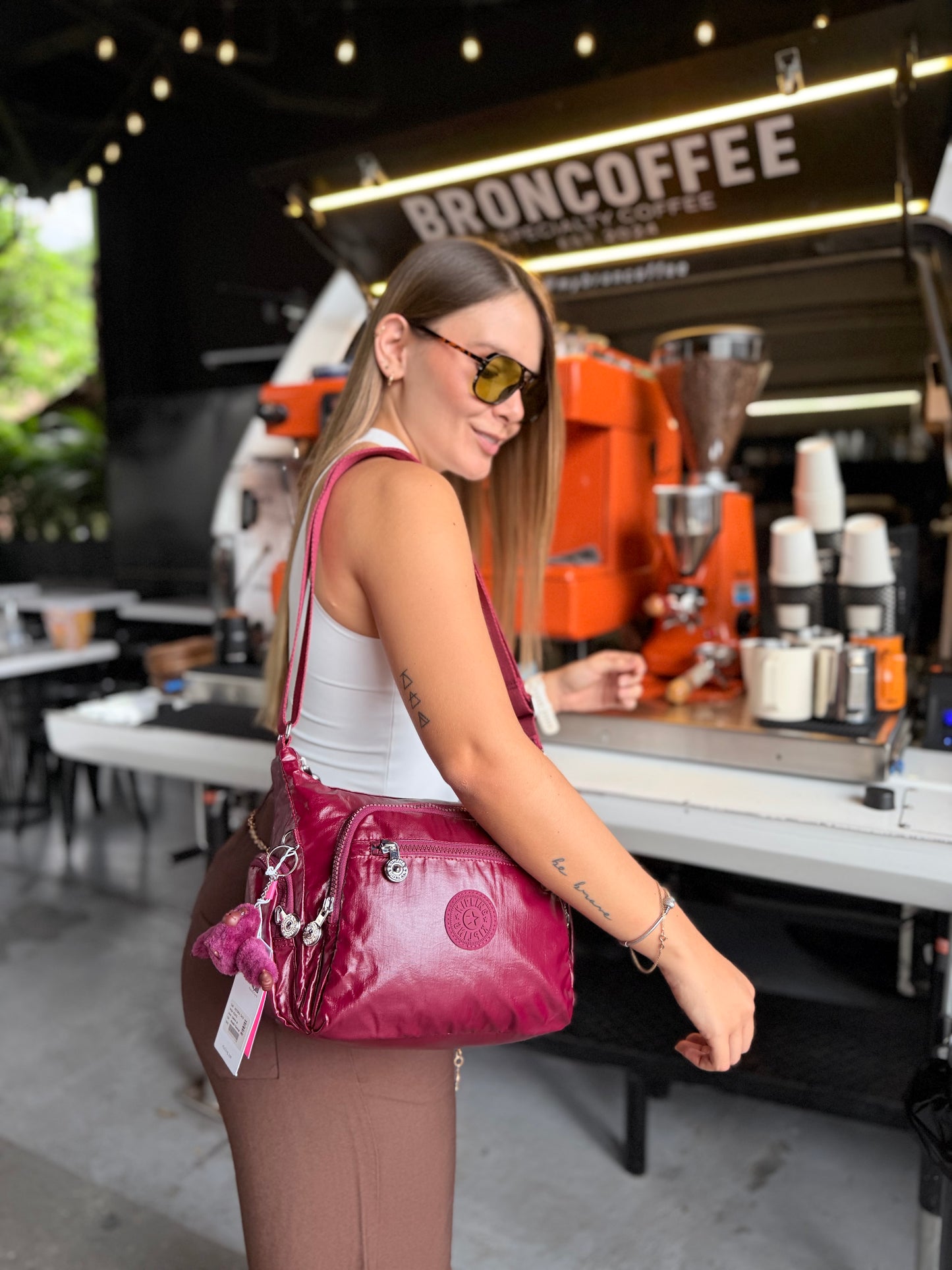 Bolso Manos Libres Vinotinto