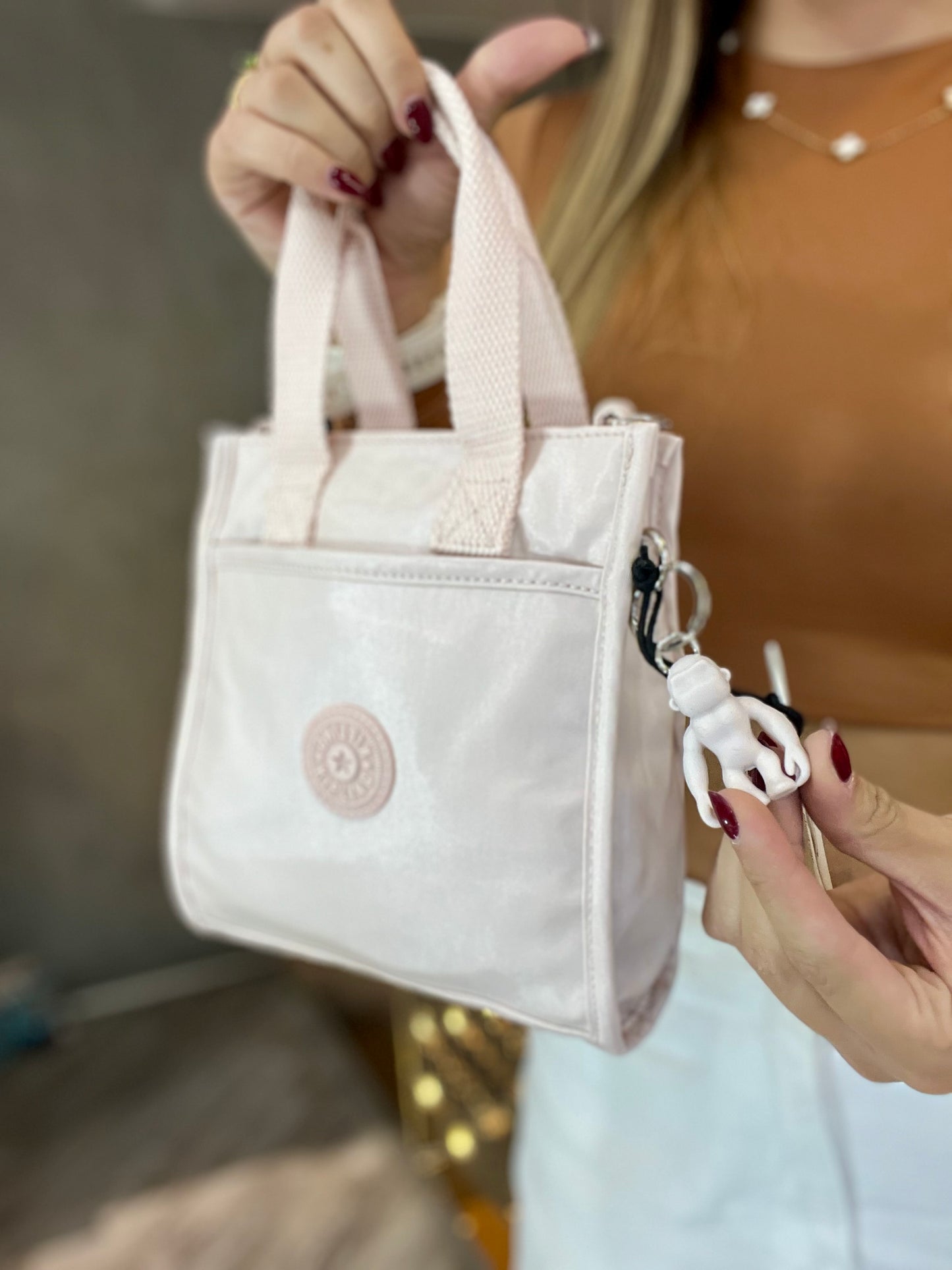 Bolso De Mano Rosa