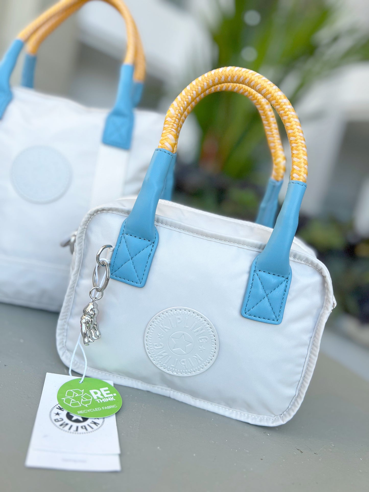 Bolso De Mano Mini Blanco Hueso