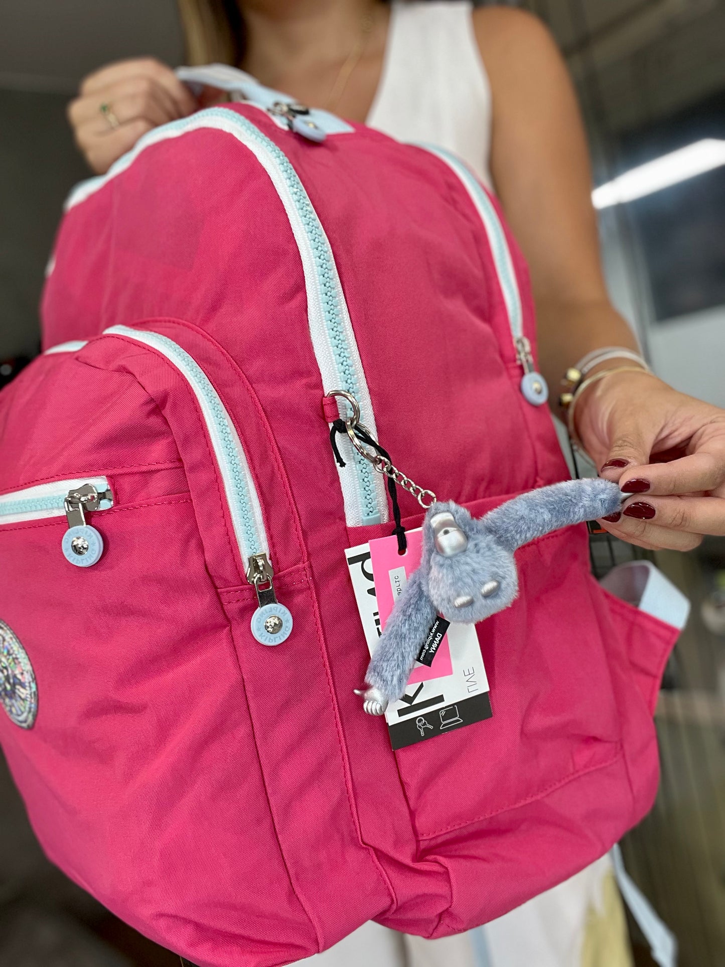 Morral Talla XL Fucsia