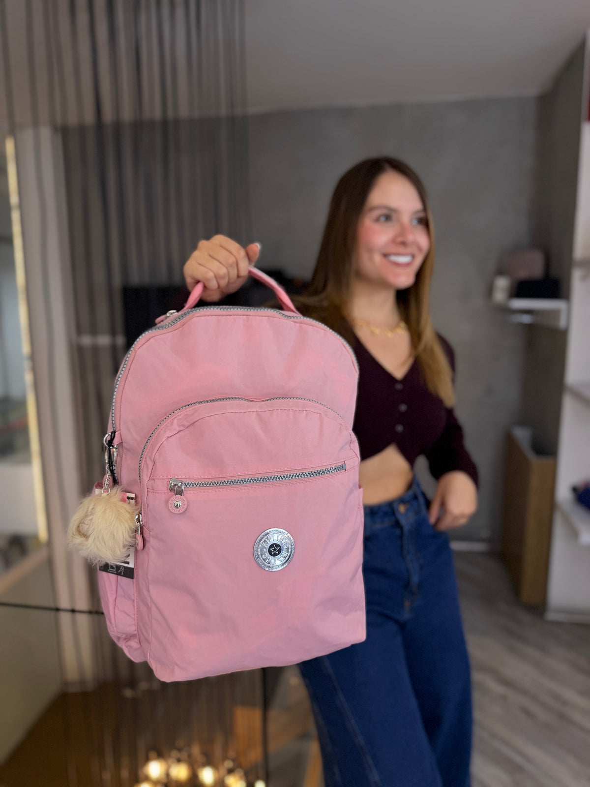 Morral Talla XL Rosado