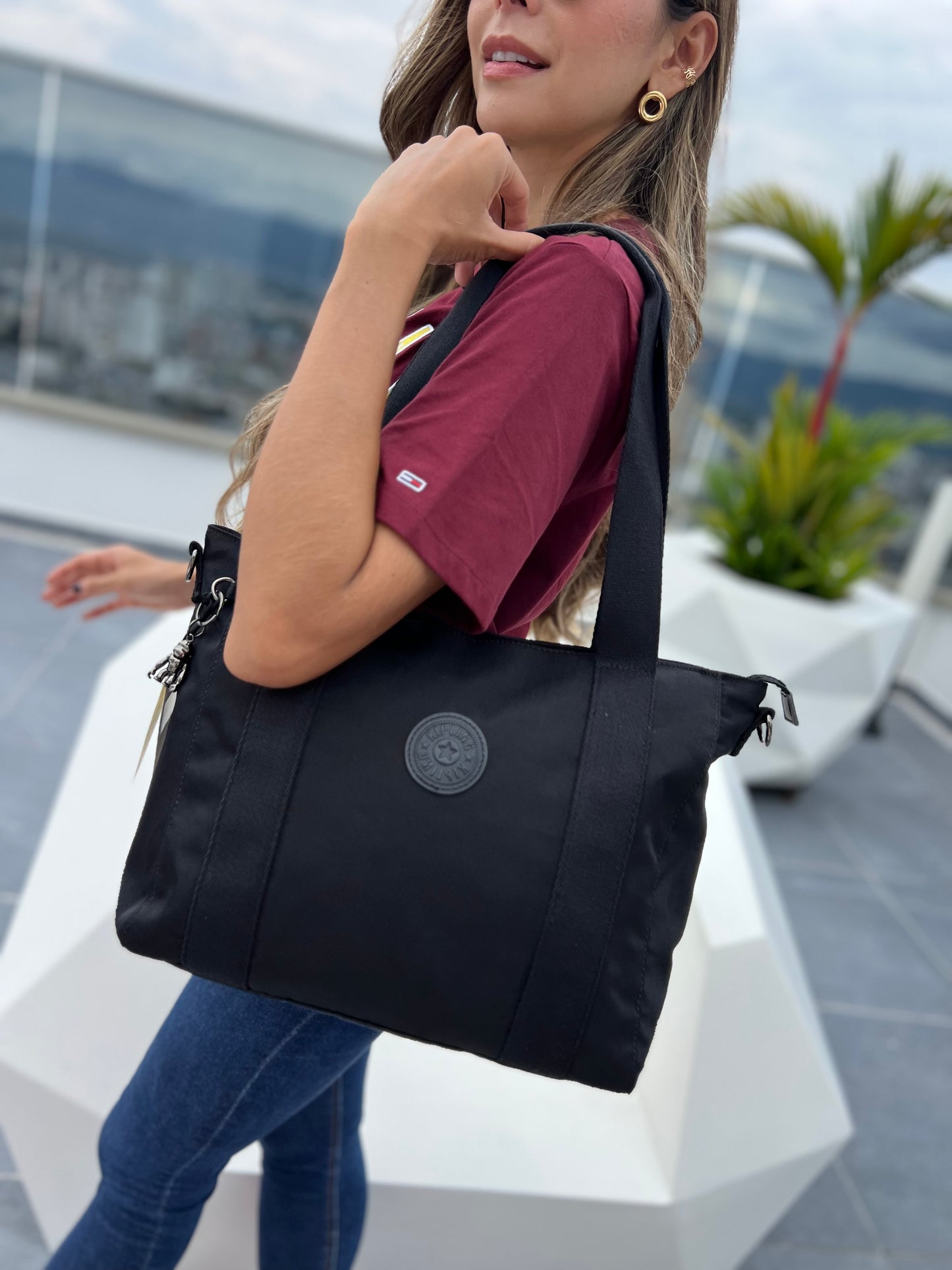 Bolso De Mano Negro