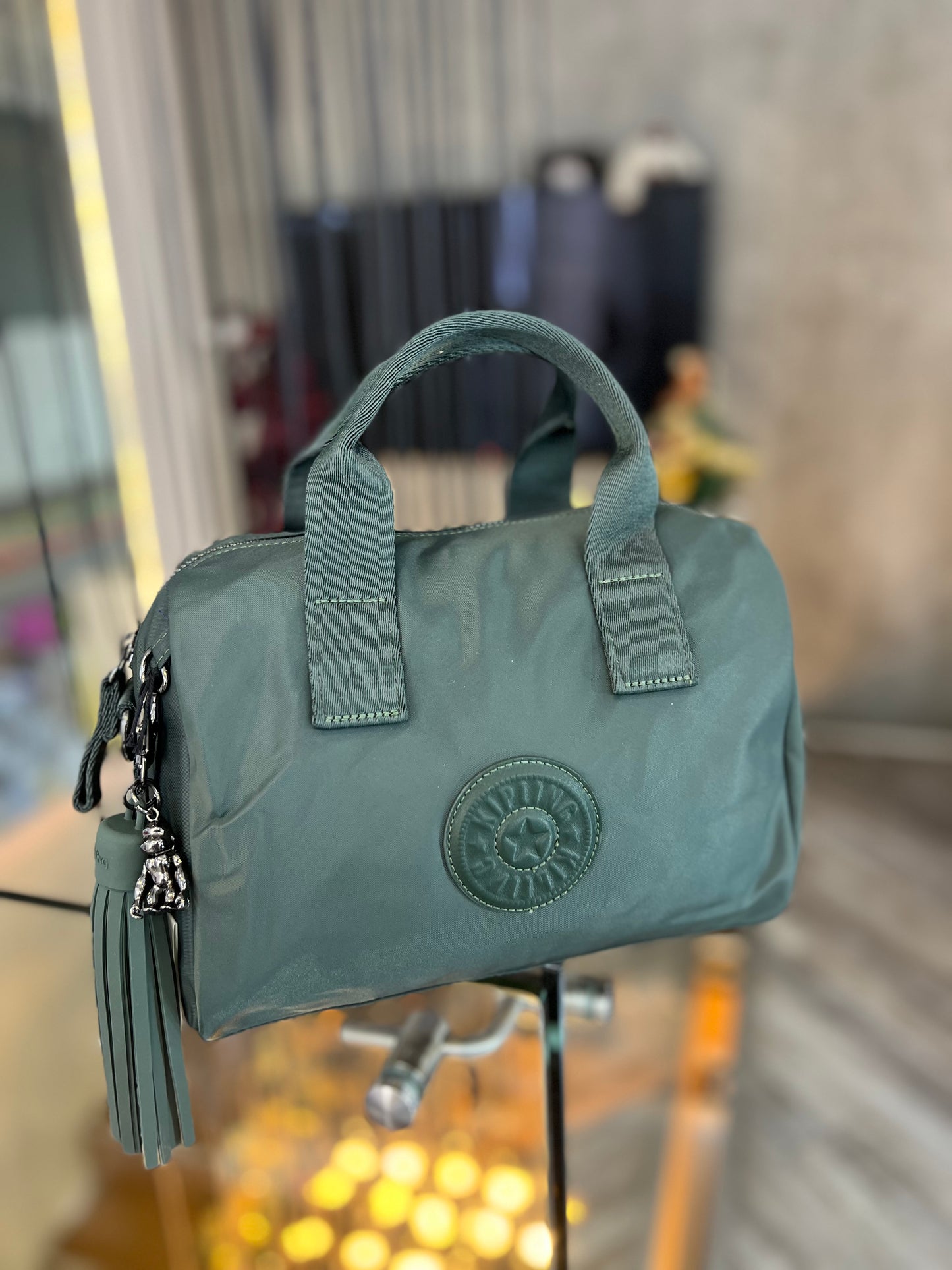 Bolso De Mano Verde Lujo