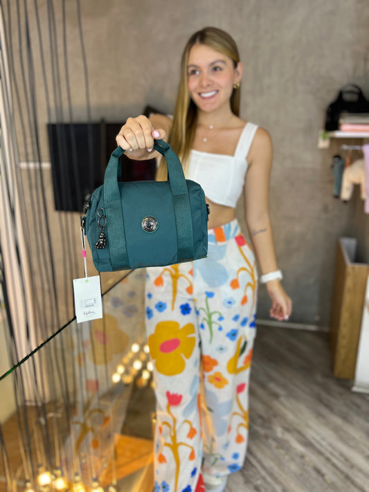 Bolso De Mano Verde Lujo