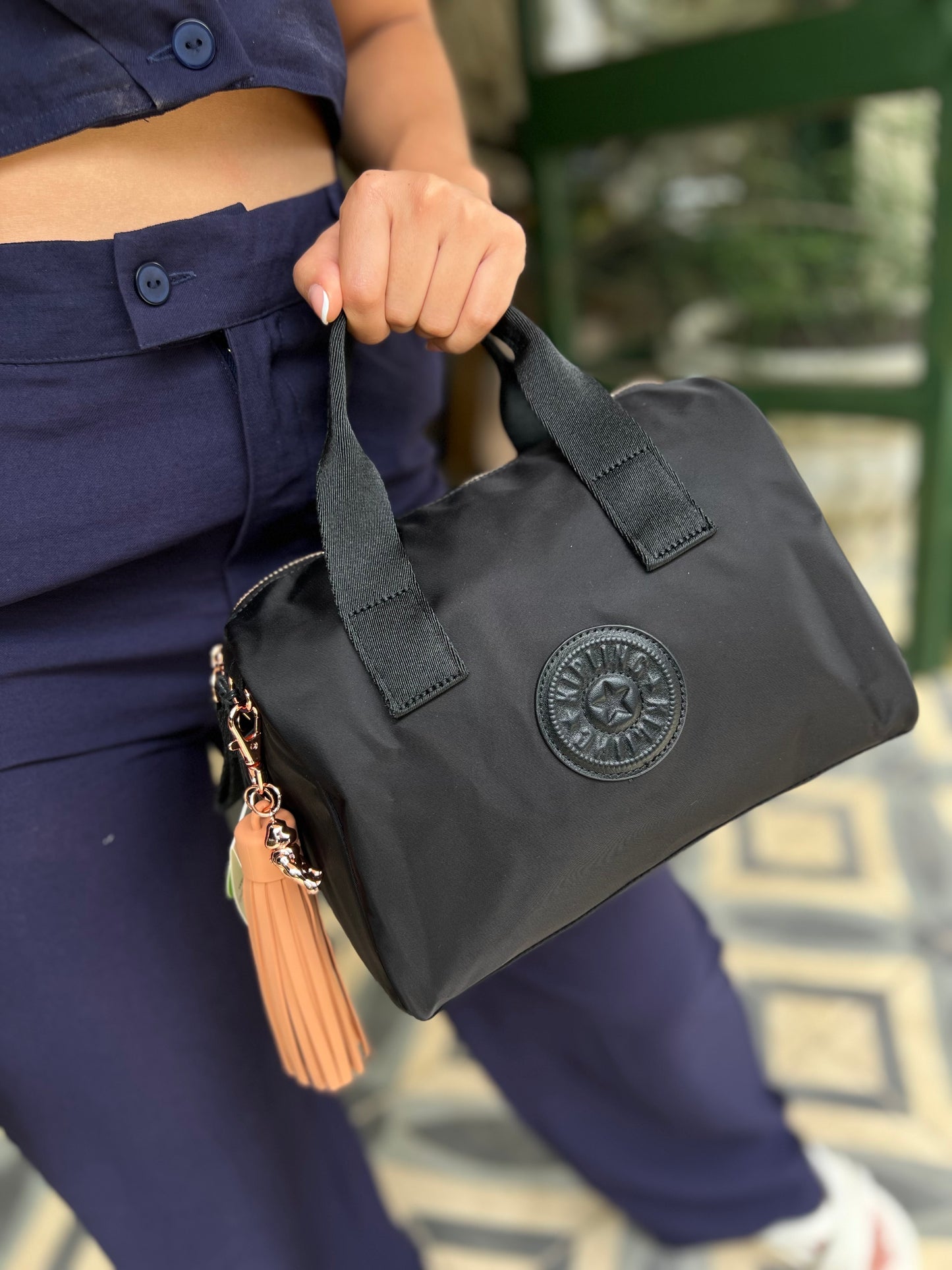 Bolso De Mano Negro