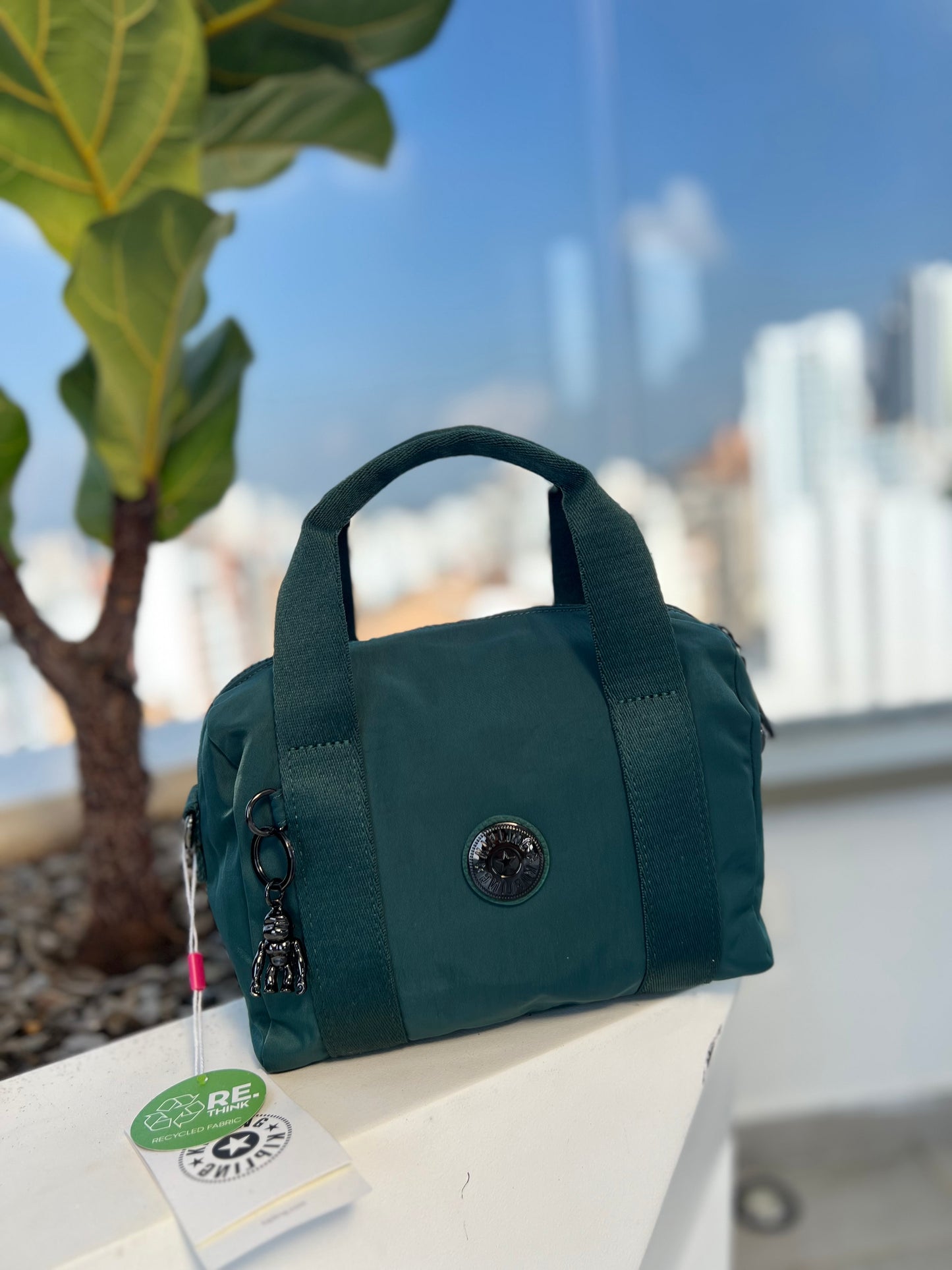 Bolso De Mano Verde Lujo