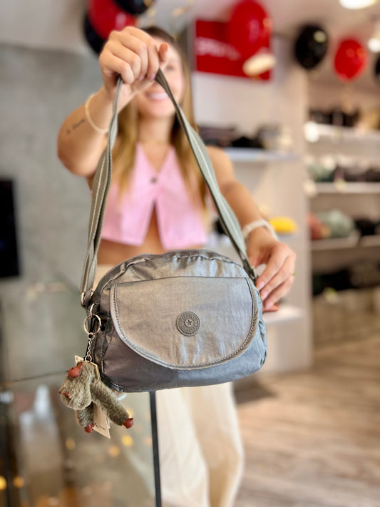 Bolso Manos Libres Plomo