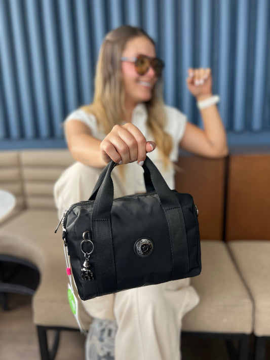 Bolso De Mano Negro Lujo