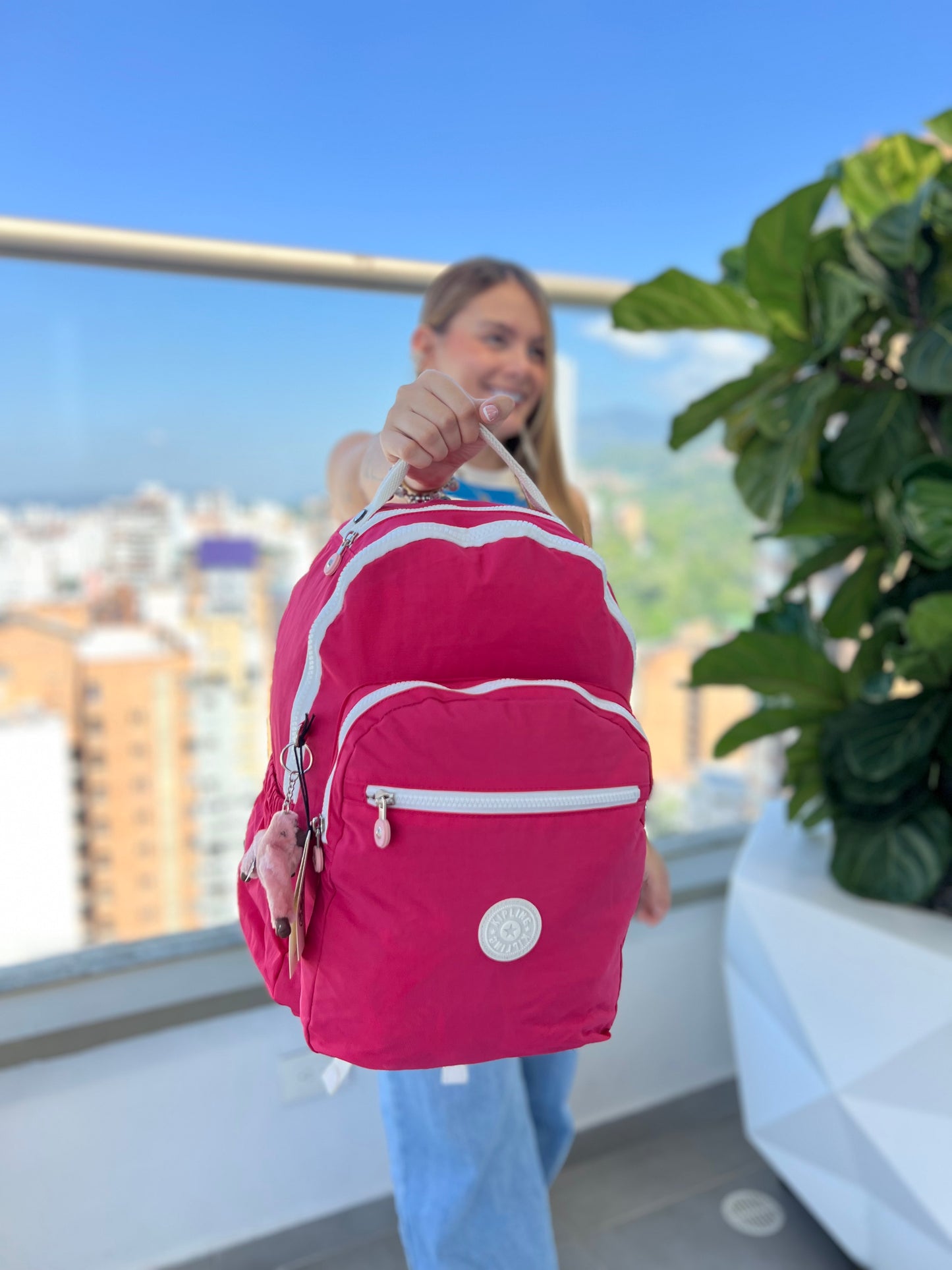 Morral Talla L Fucsia