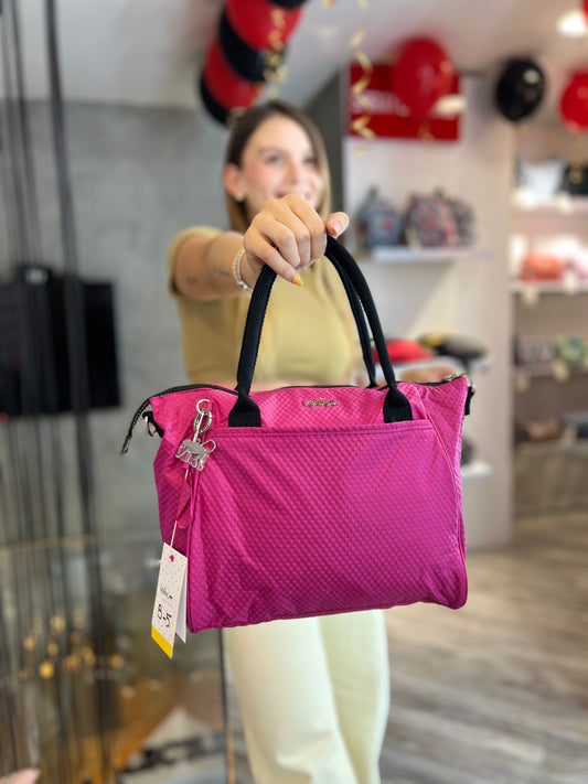 Bolso De Mano Fucsia