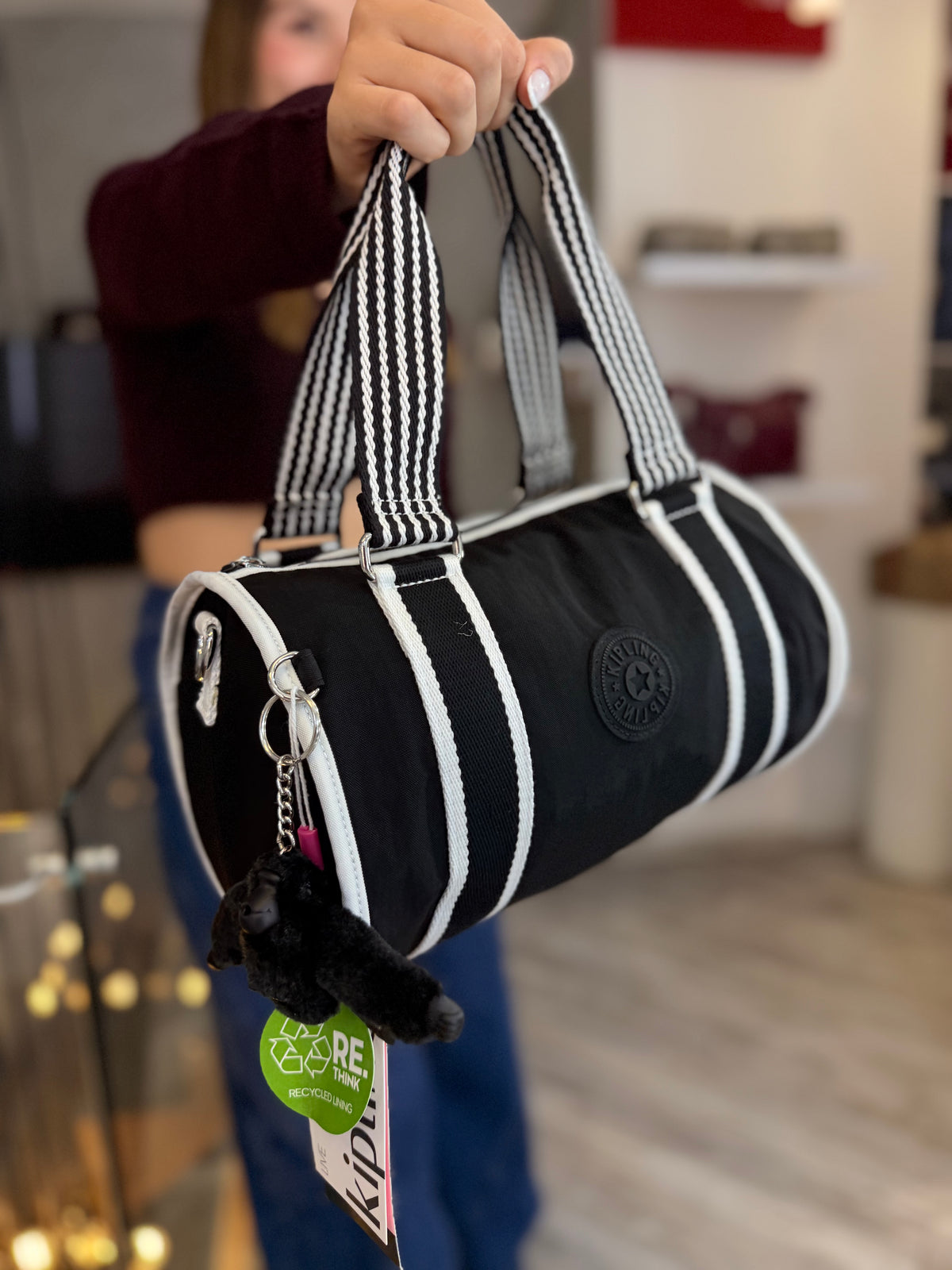 Bolso De Mano Negro