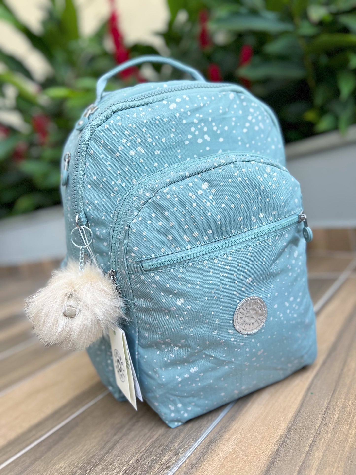 Morral Talla L Celeste Estampado