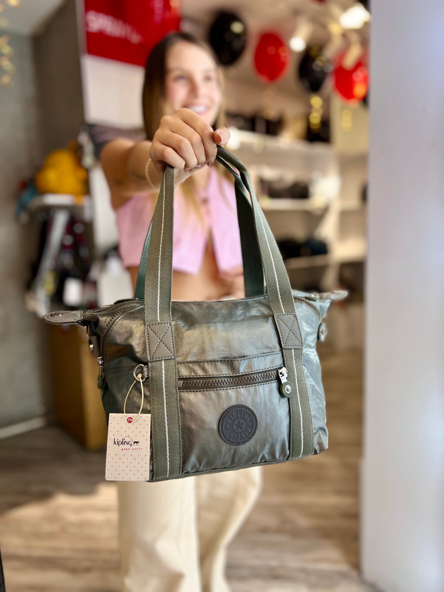 Bolso De Mano Plomo