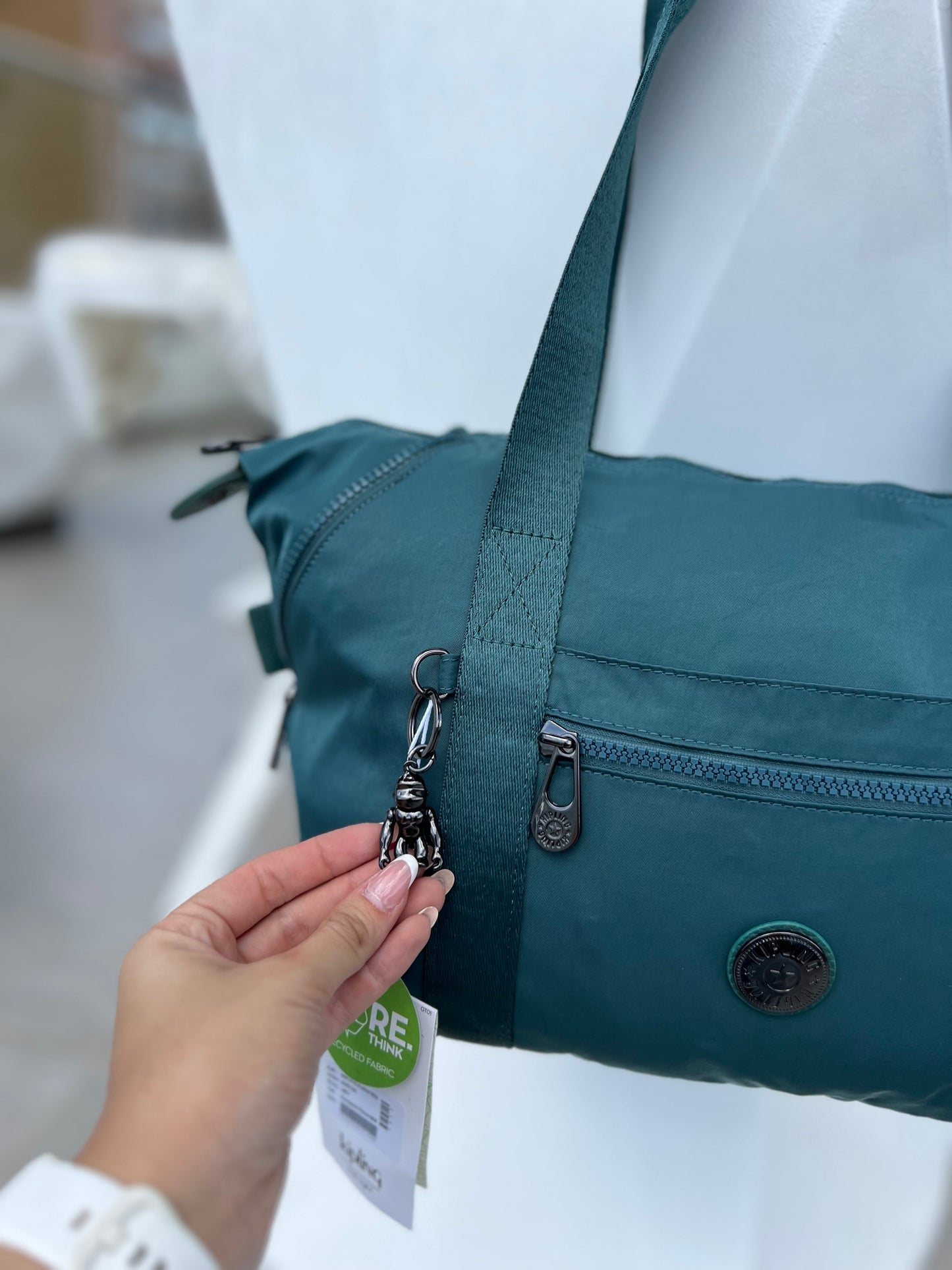 Bolso De Mano Verde