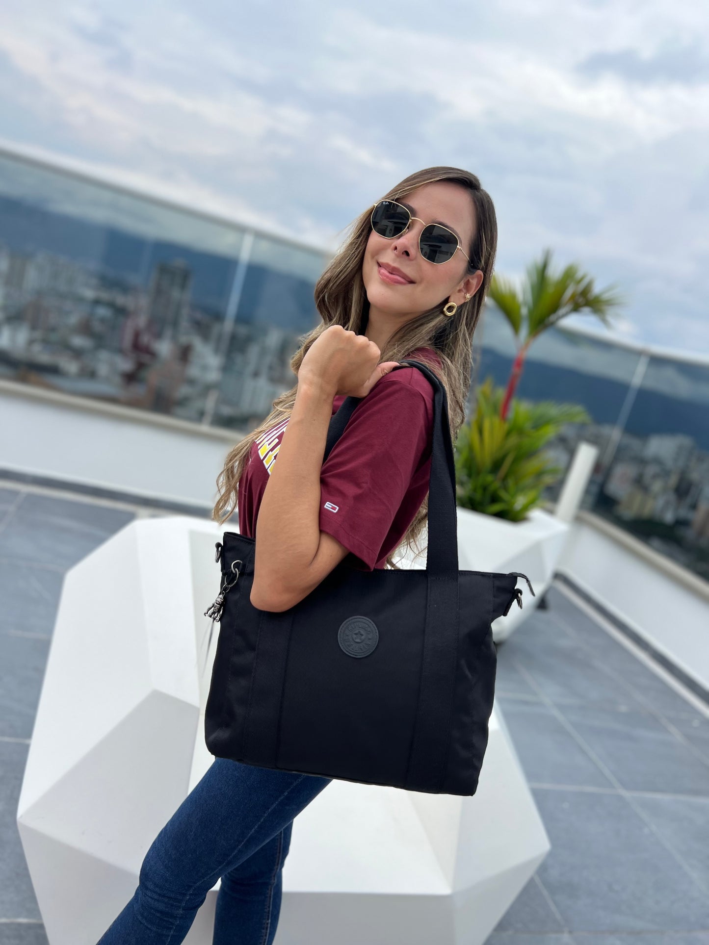 Bolso De Mano Negro