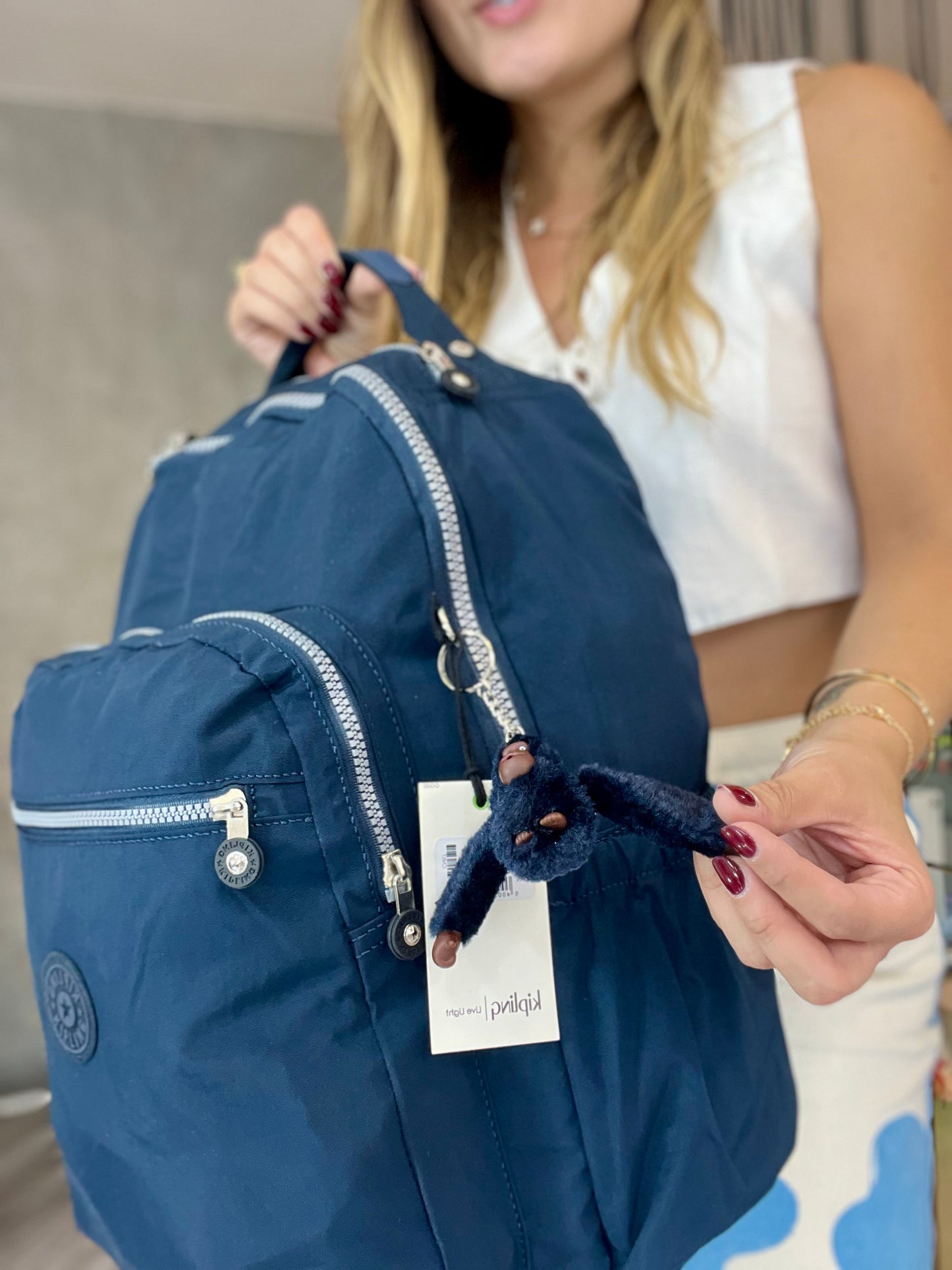 Morral Talla L Azul