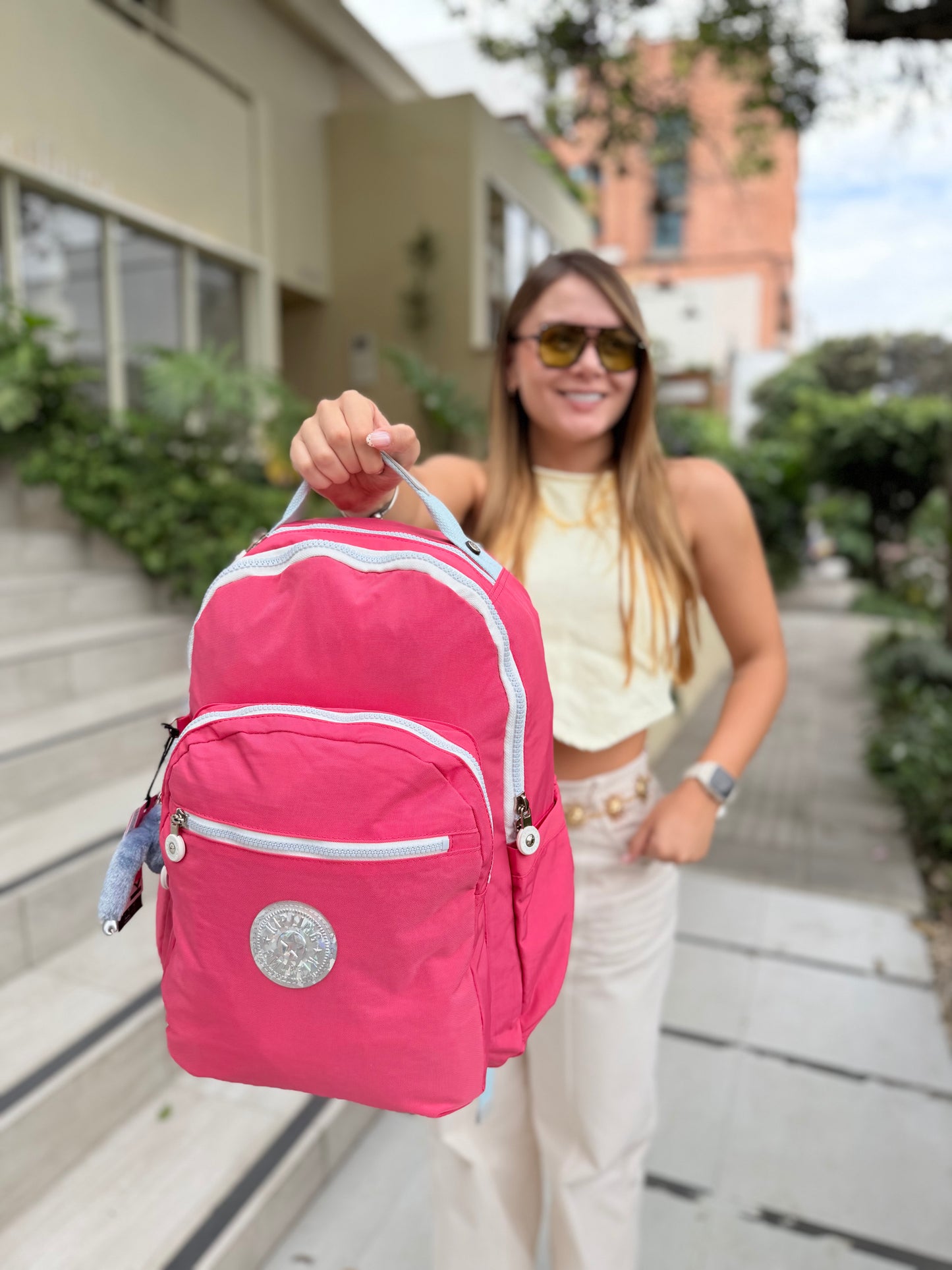 Morral Talla L Fucsia