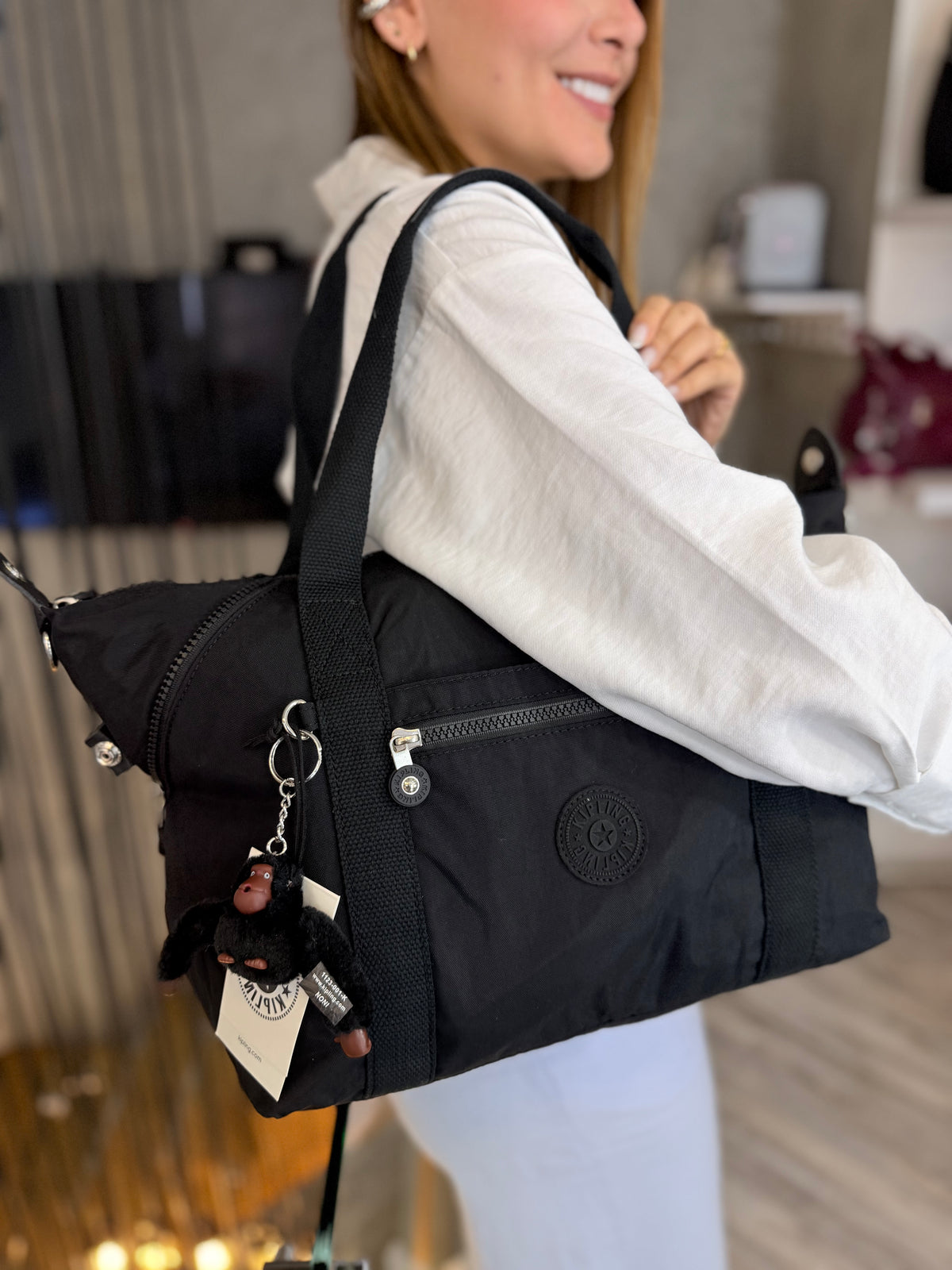 Bolso De Mano Negro