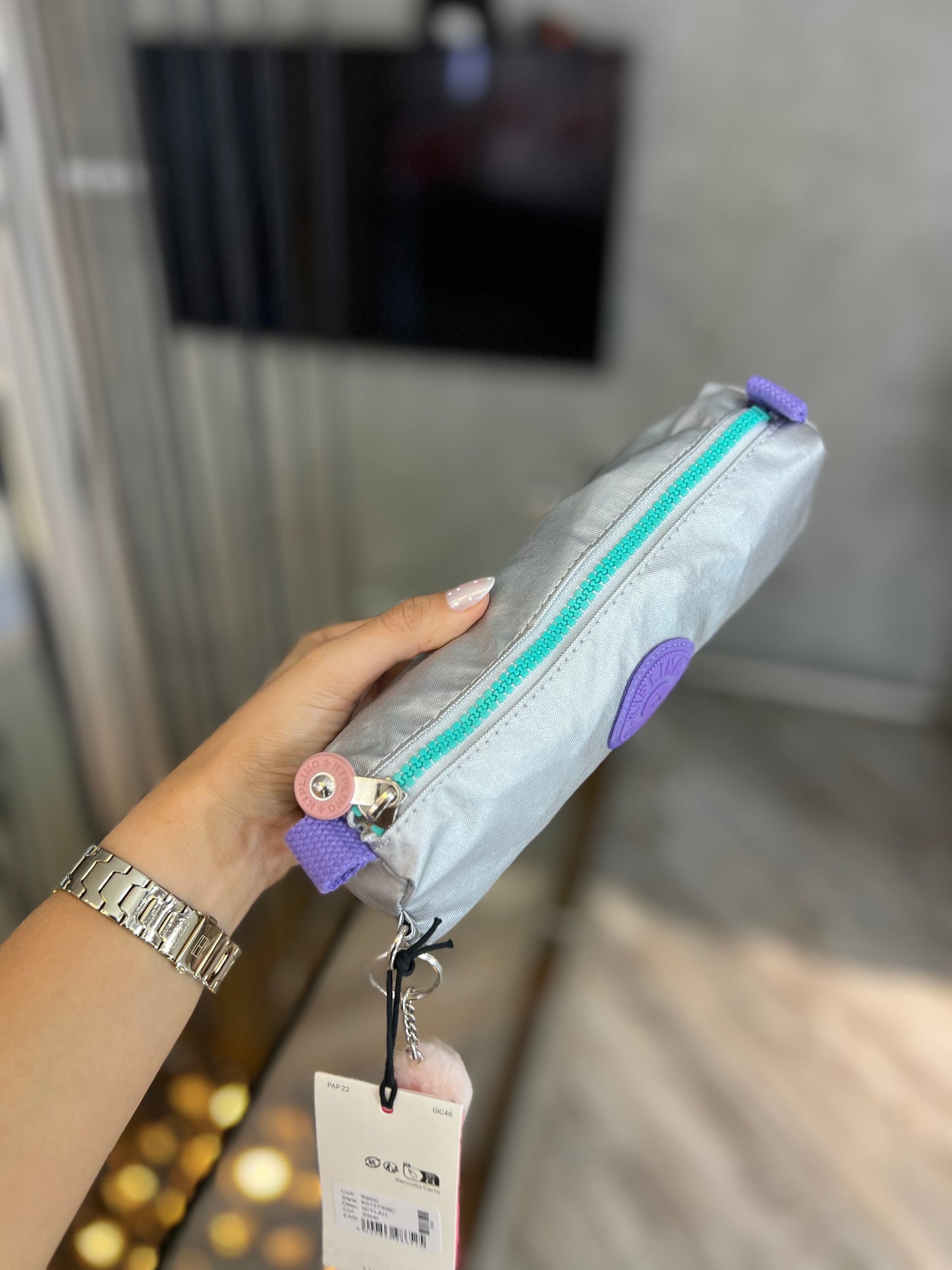 Cartuchera Clásica Plateada