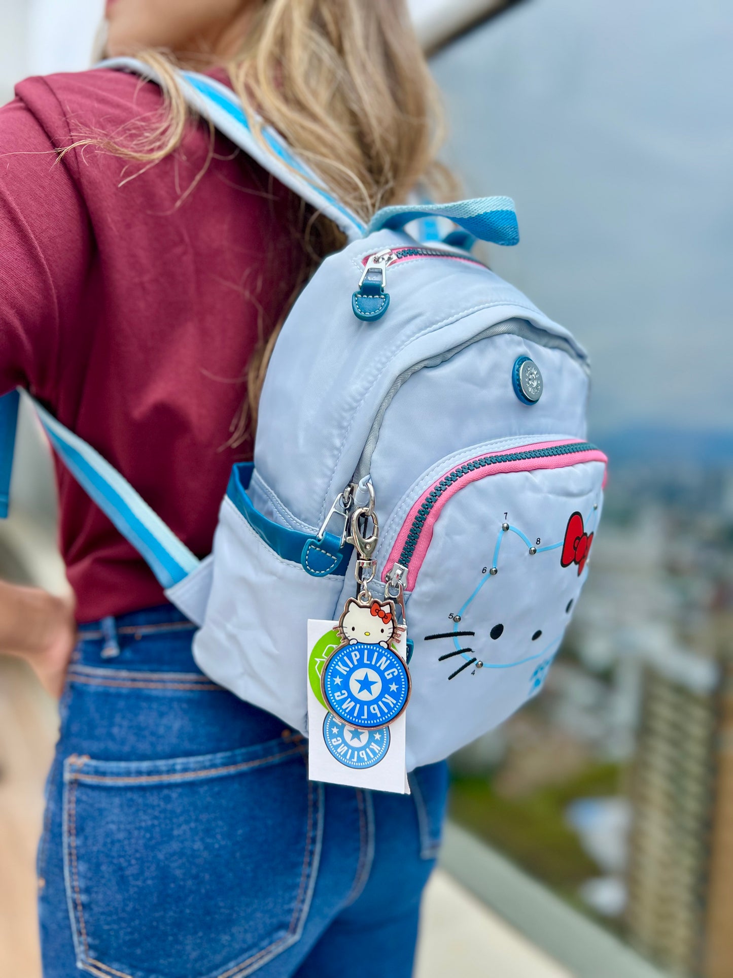 Morral Talla S Hello Kitty Celeste