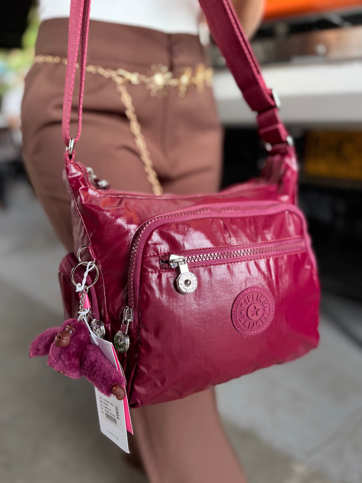 Bolso Manos Libres Vinotinto