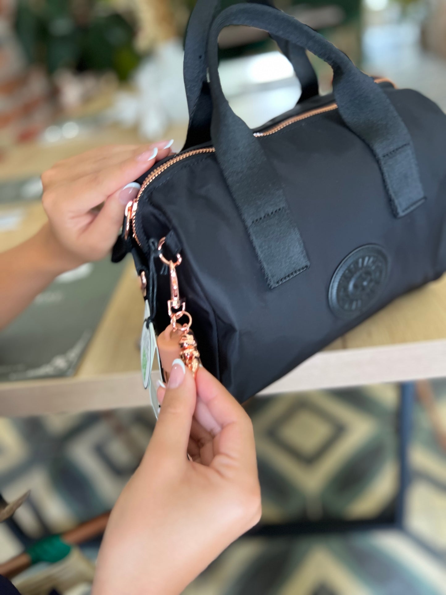 Bolso De Mano Negro