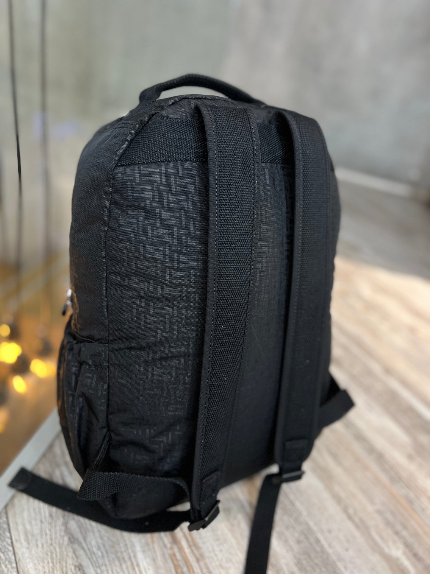 Morral Talla L Negro Estampado