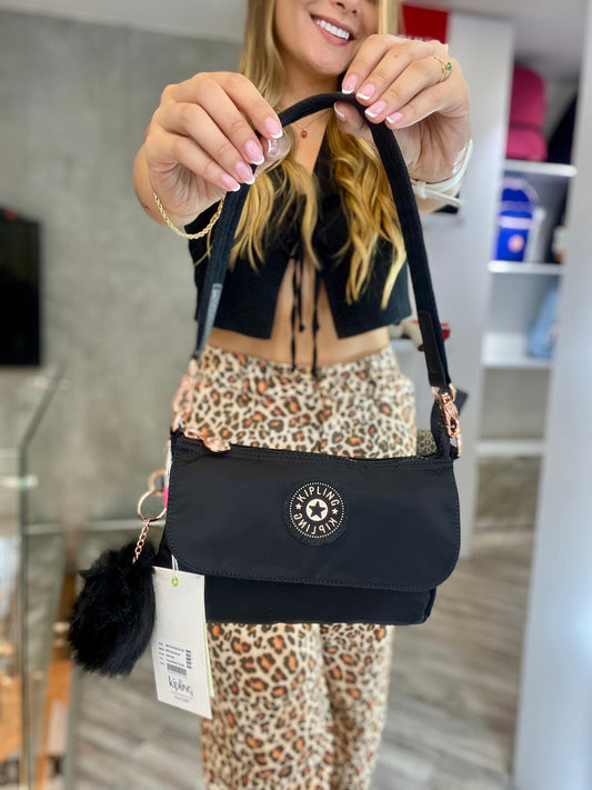 Bolso De Mano Negro Lujo